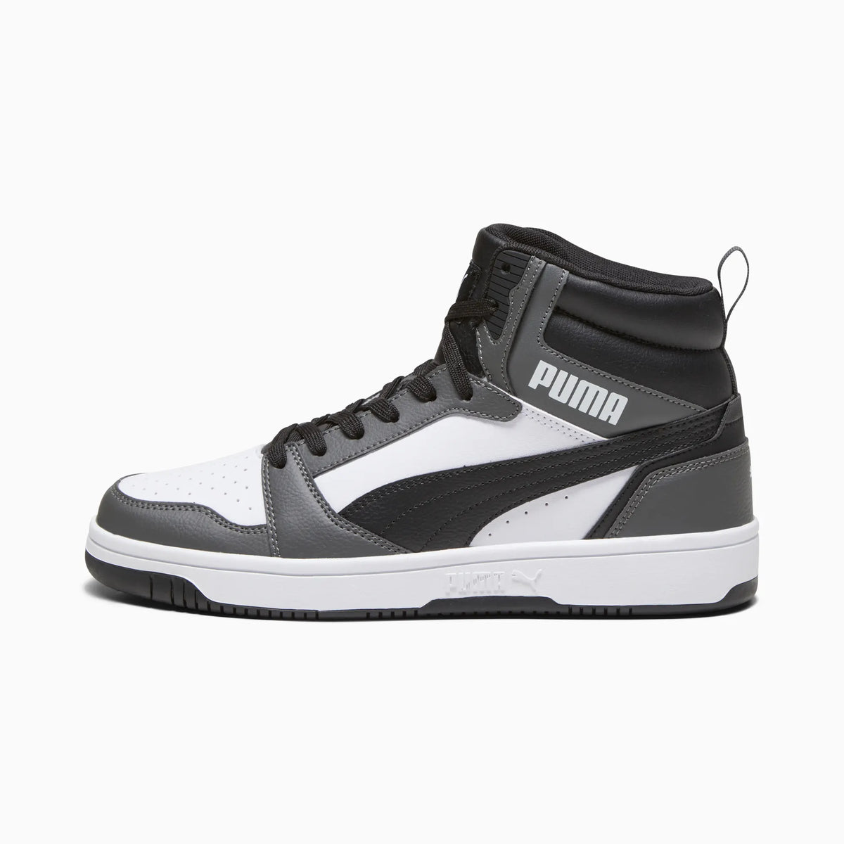PUMA White-PUMA Black-Shadow Gray