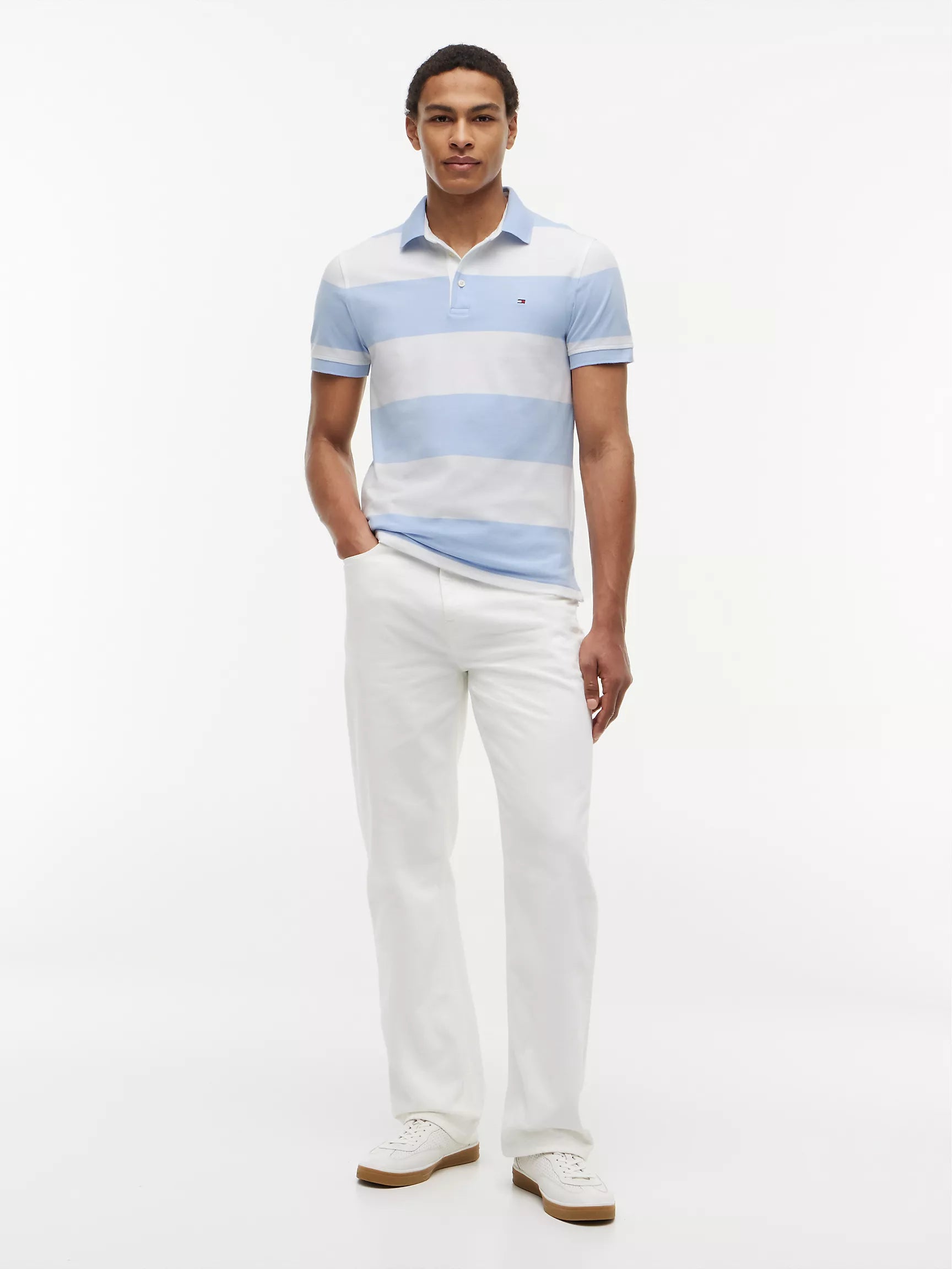 Light Blue/White Stripe