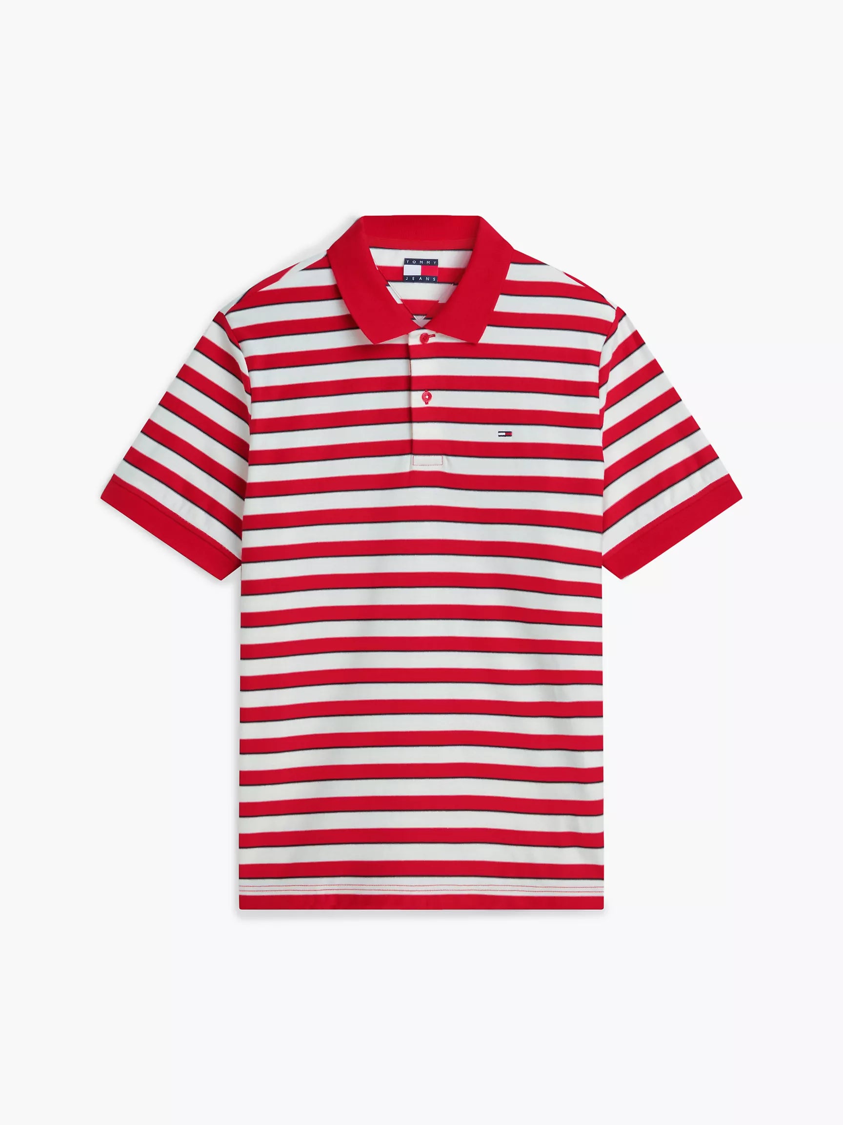 Ruby Red/White Stripe