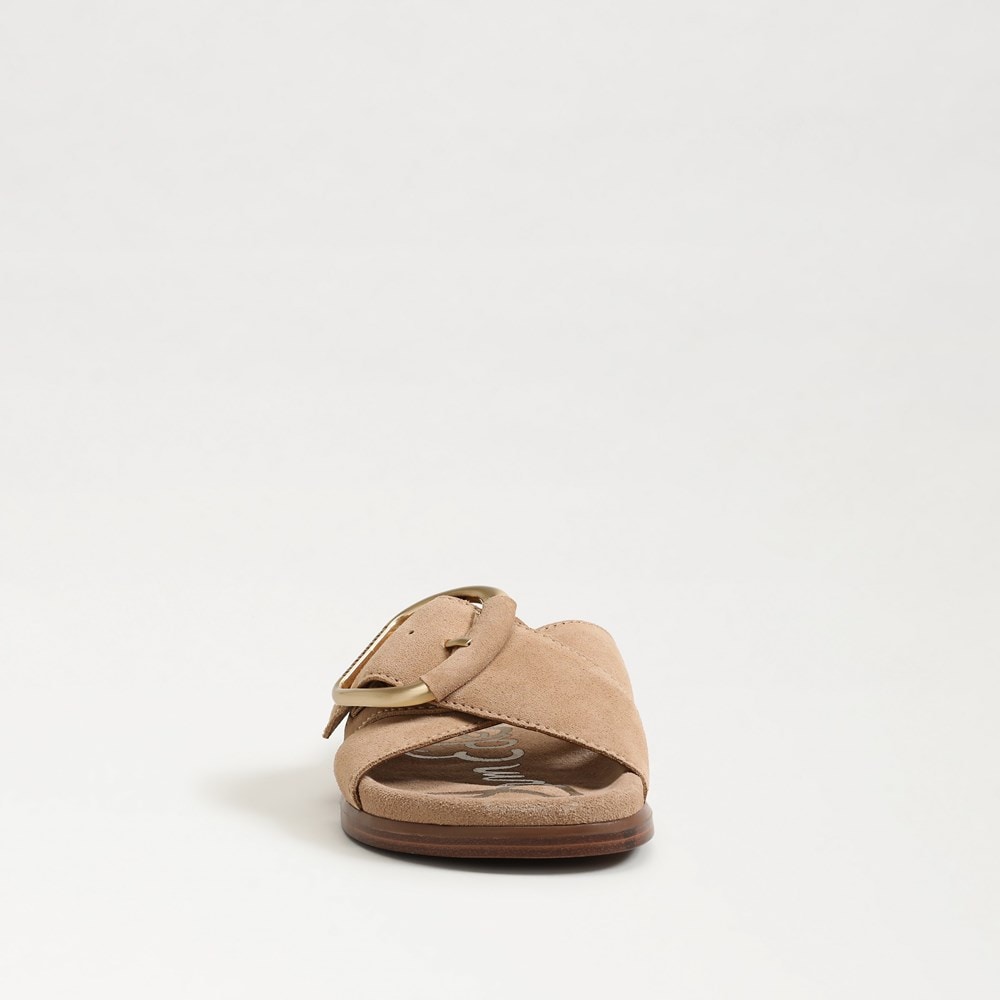 Cyprus Tan Suede Leather