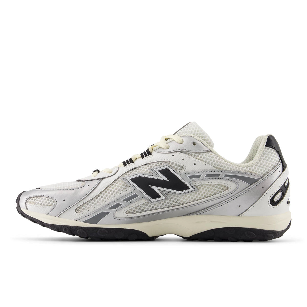 Silver Metallic With Black