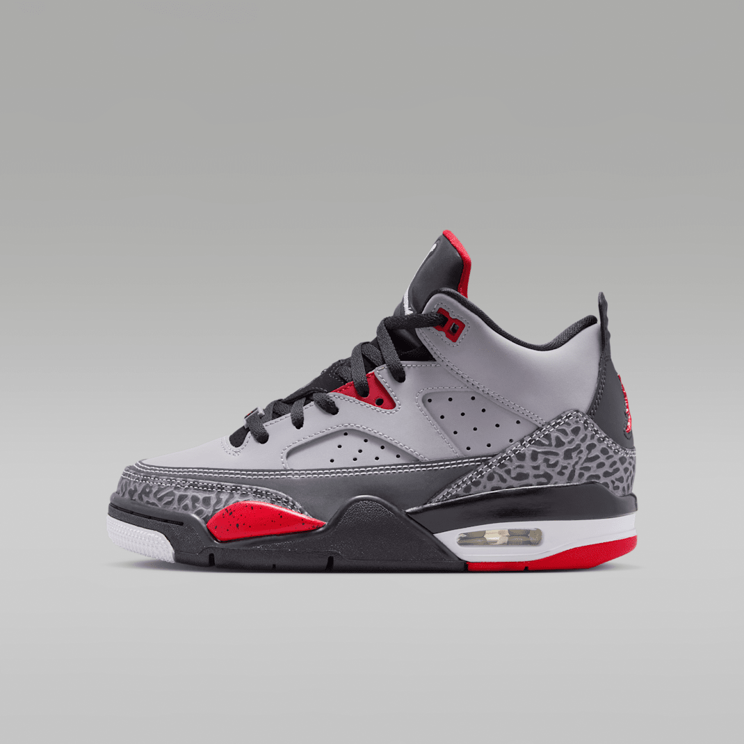 Cement Grey/Black/Fire Red/White 3