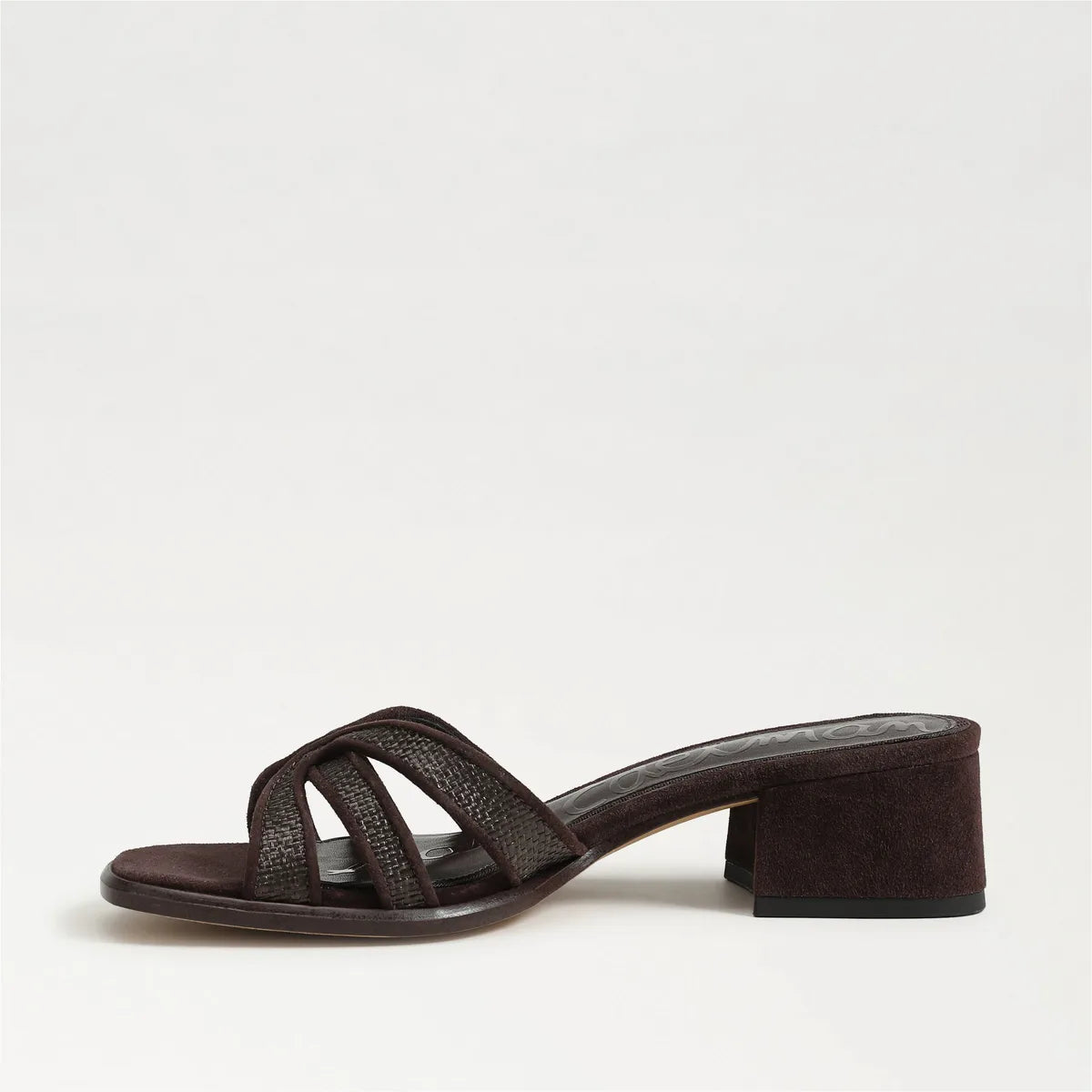 Café Noir Faux Raffia/Suede