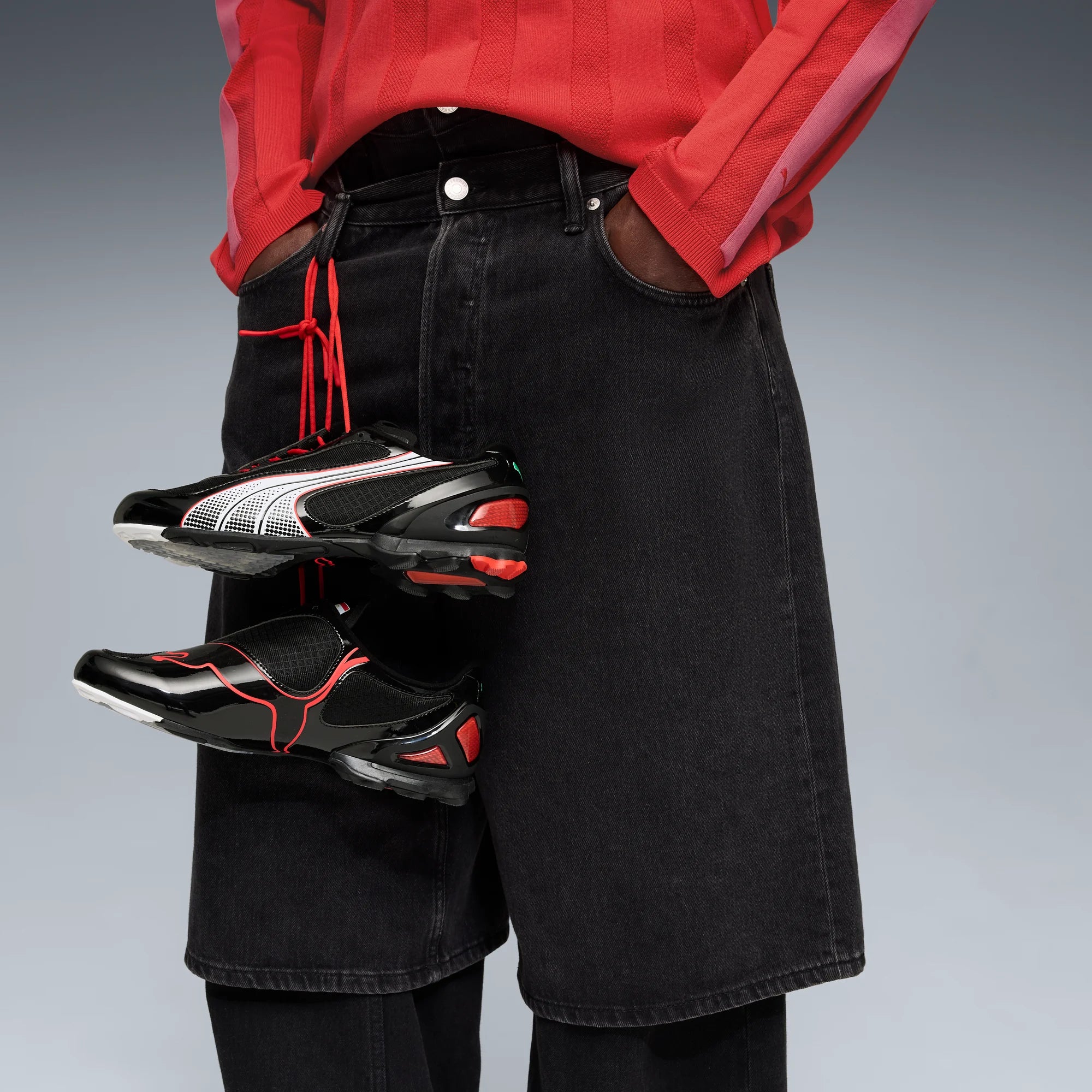 PUMA Black-PUMA Red