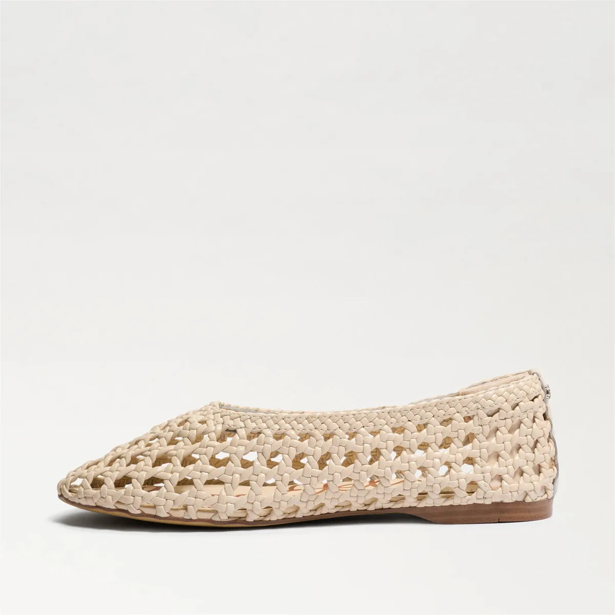 Ivory Woven Leather