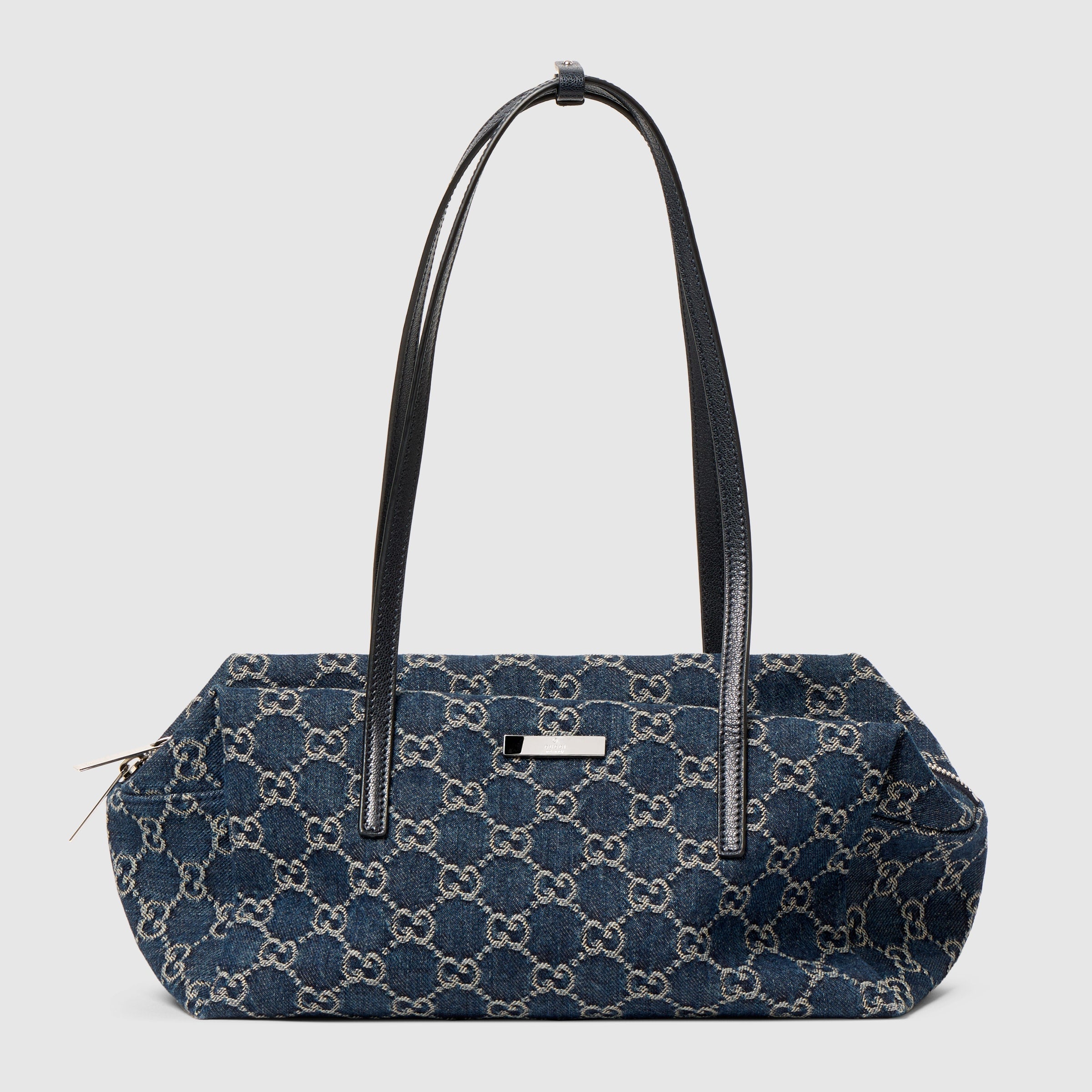 denim azul oscuro con GG