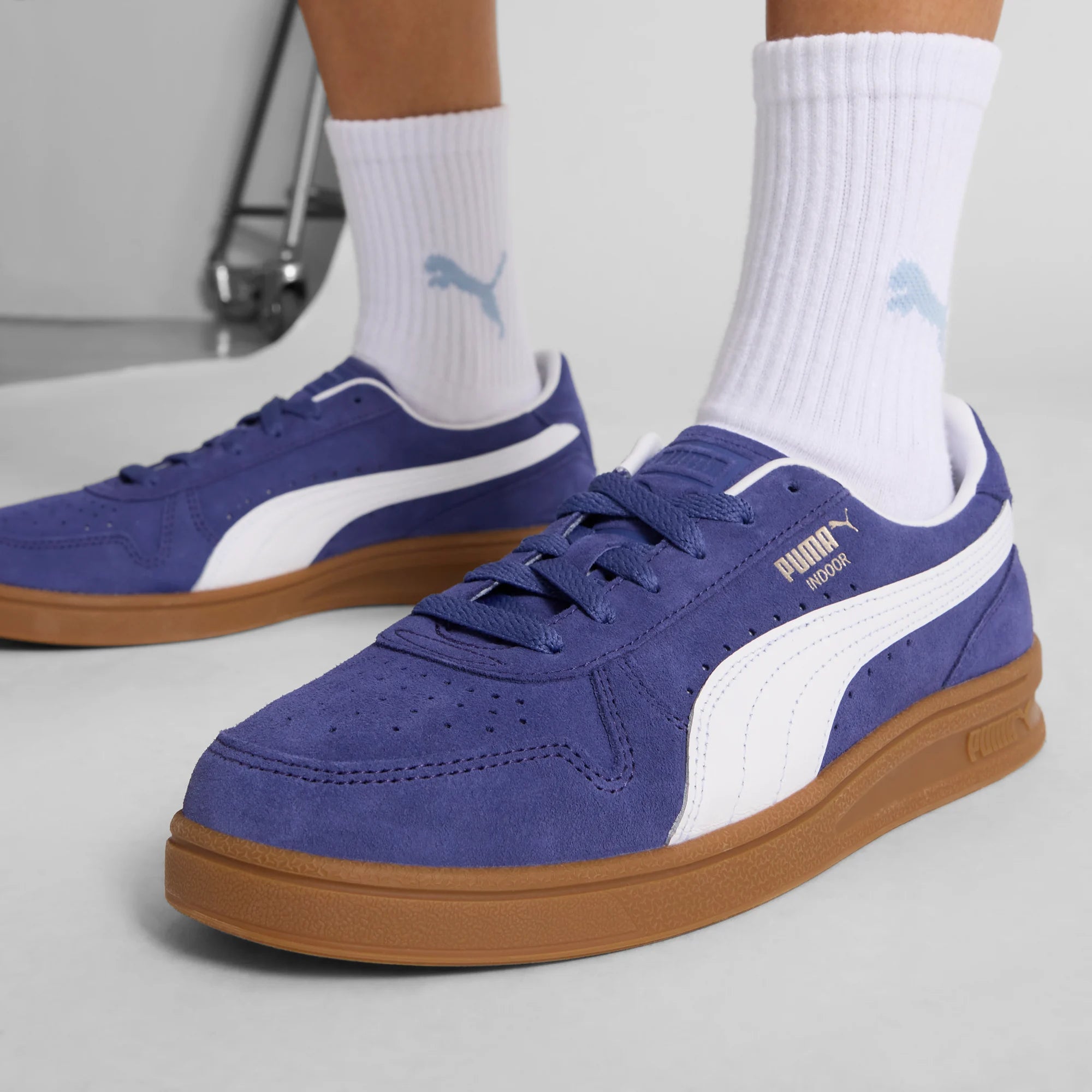 Blue Crystal-PUMA White