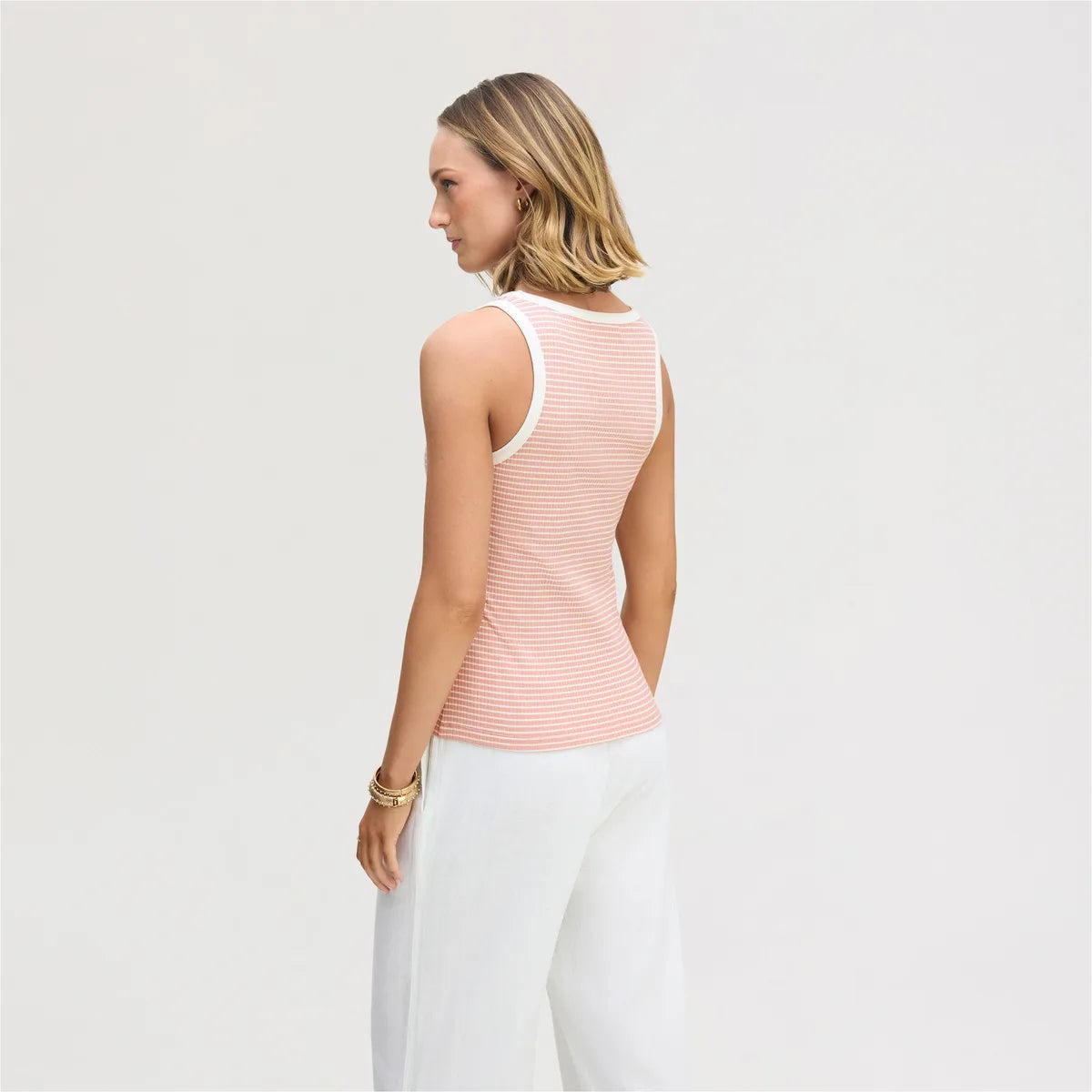 Pink and White