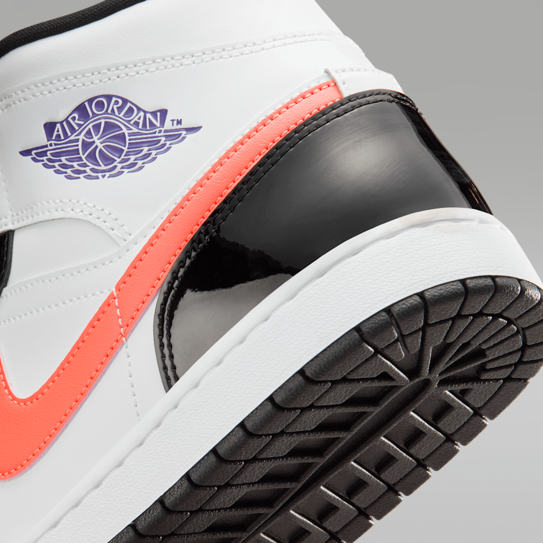 Black/White/Court Purple/Bright Mango