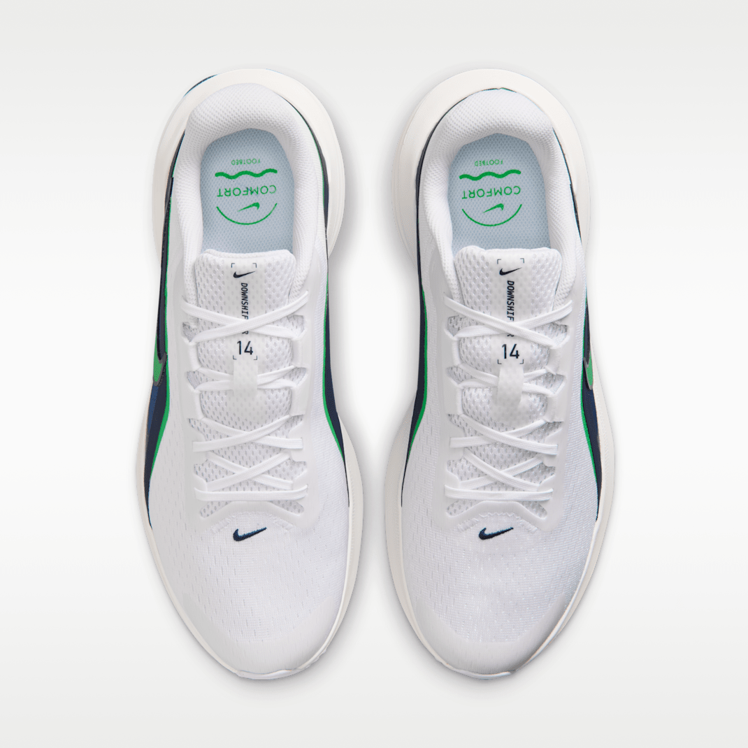 White/Midnight Navy/Summit White/Green Spark