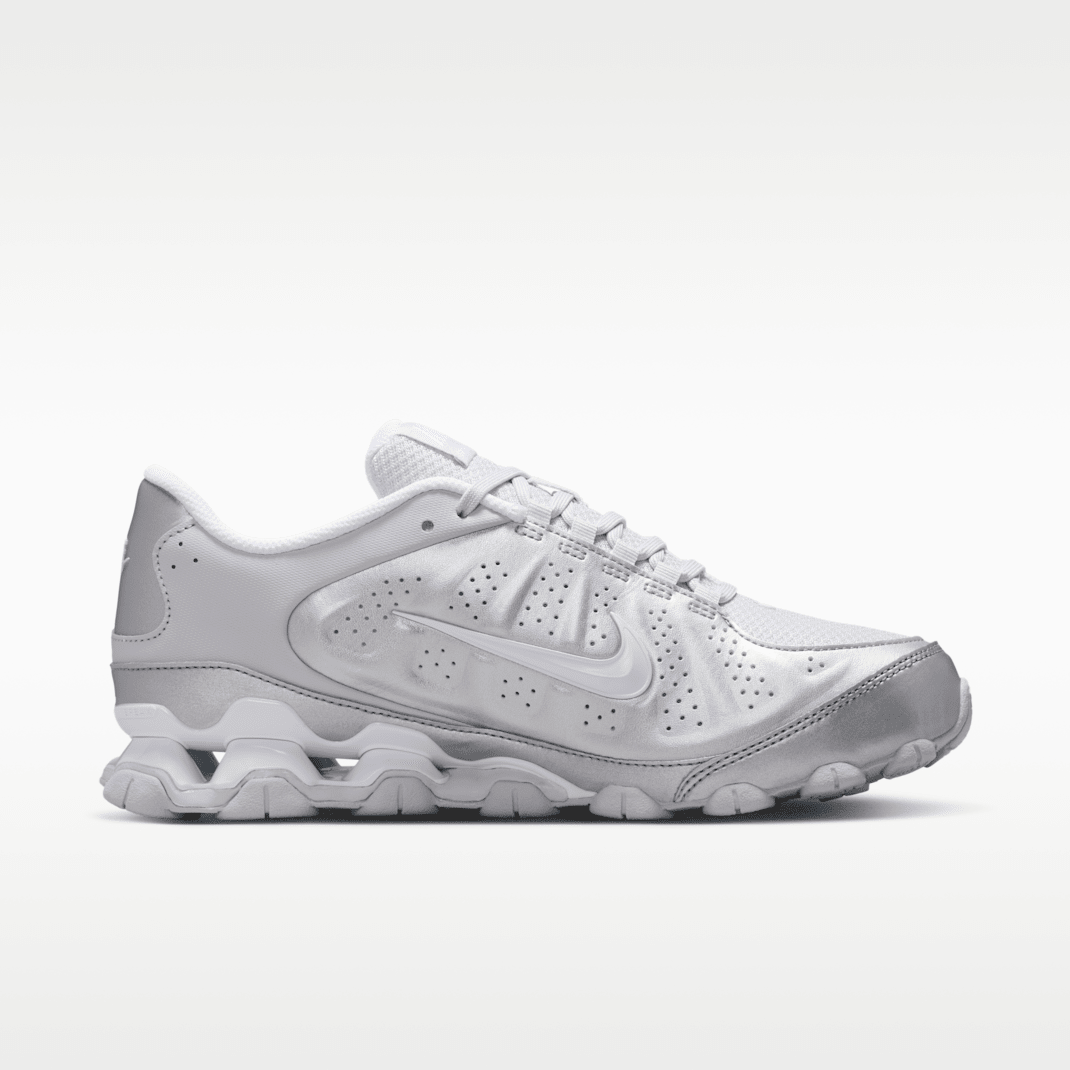 Metallic Silver/Geyser Grey/White