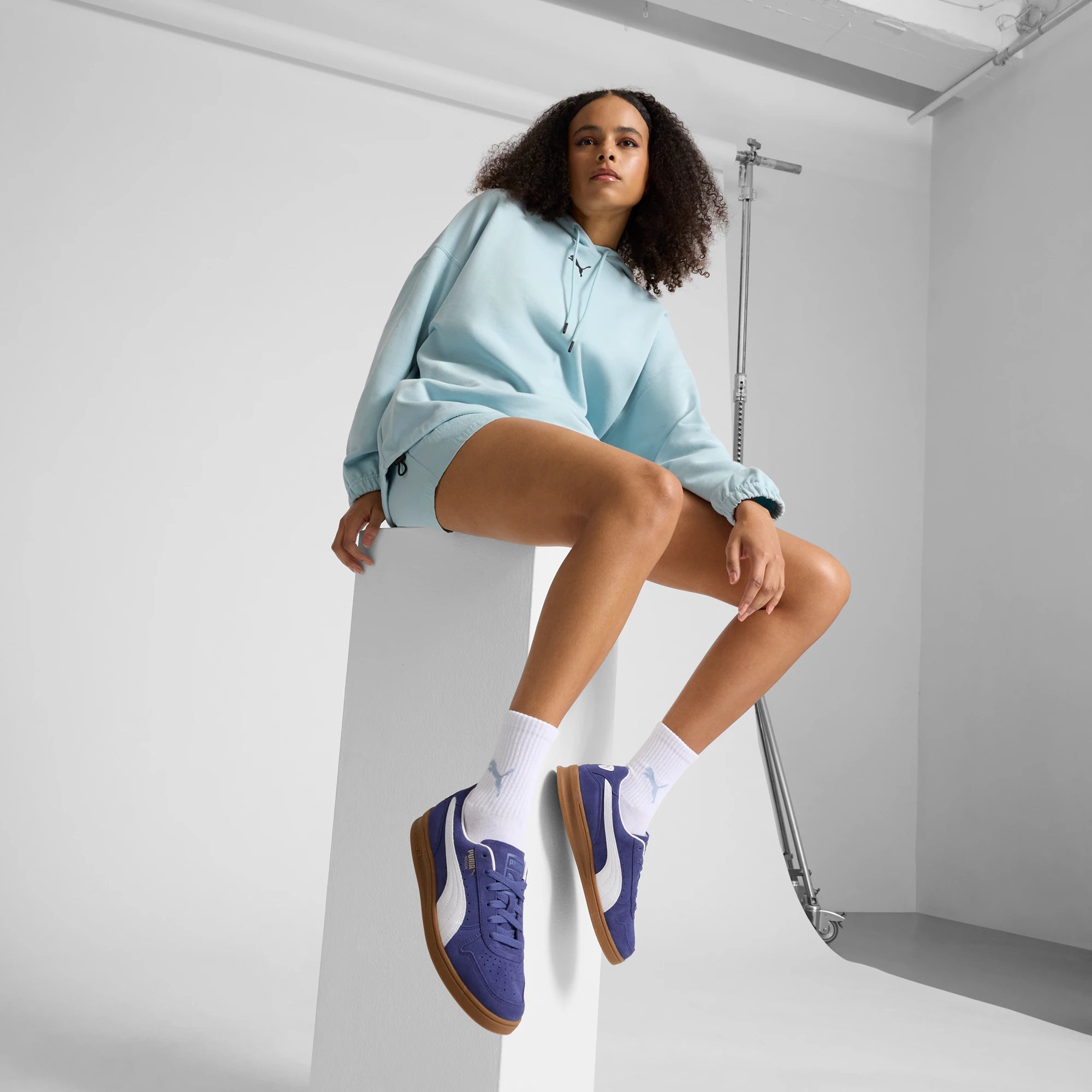 Blue Crystal-PUMA White