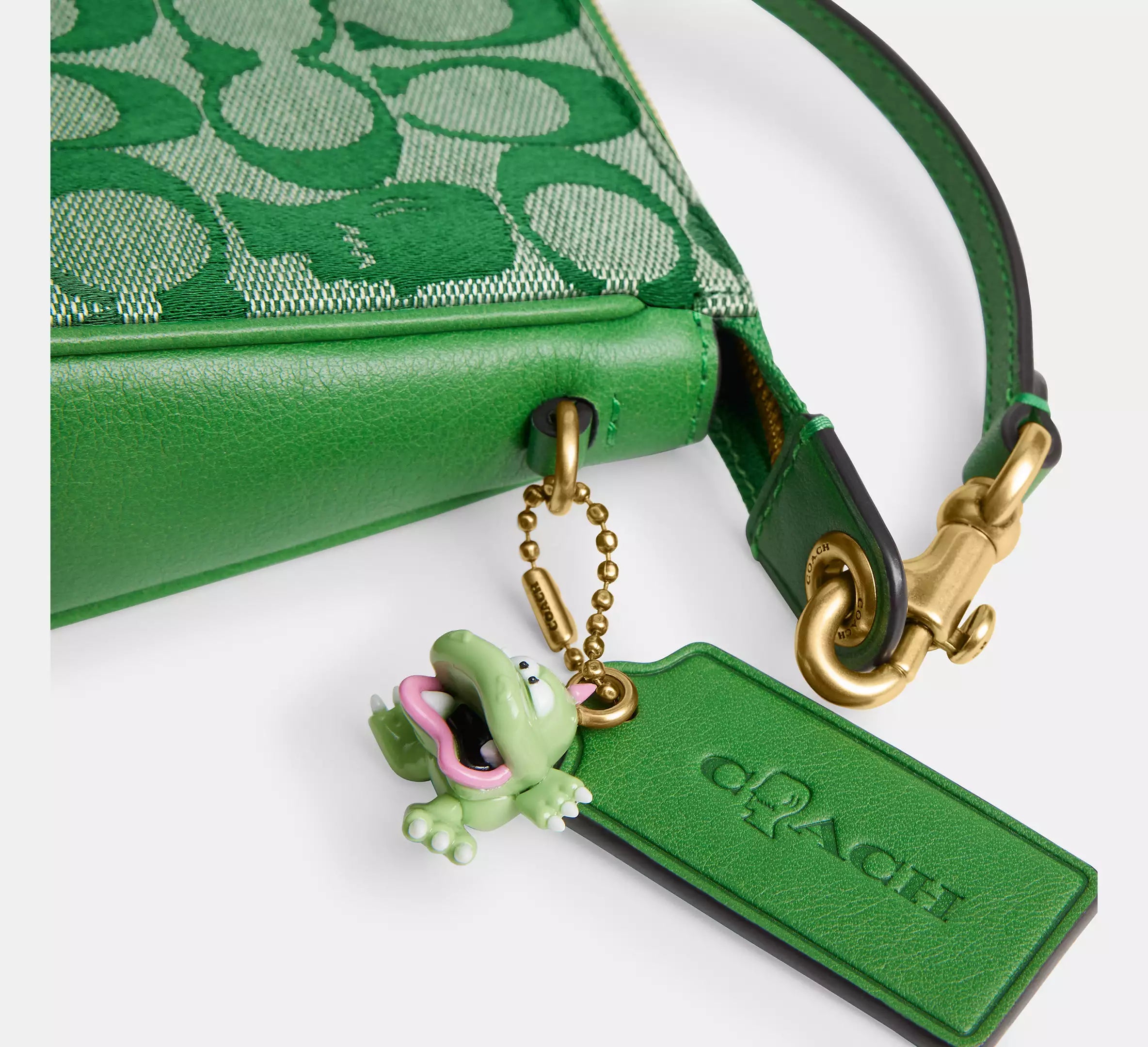 Brass/Kelly Green
