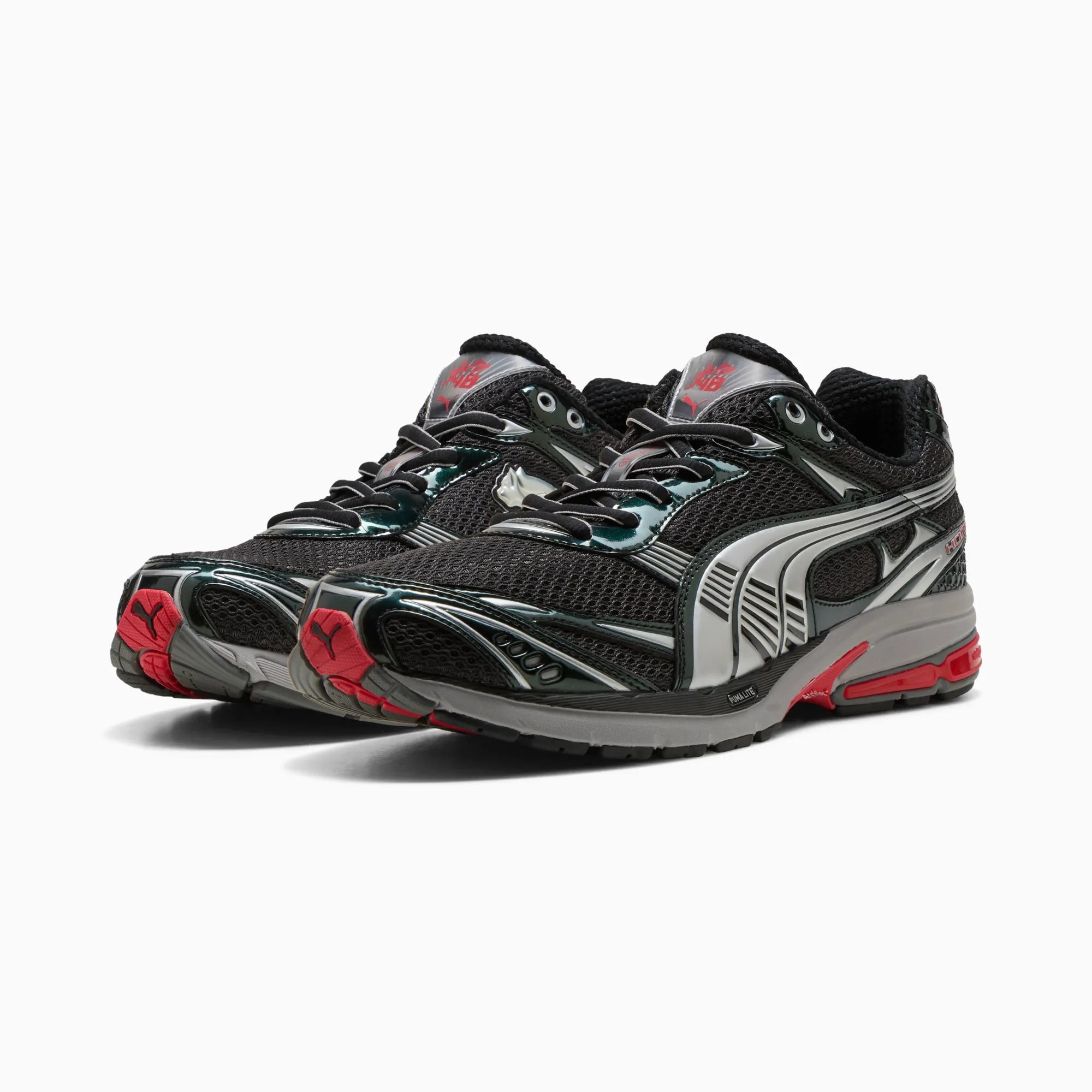 PUMA Black-Flat Medium Gray