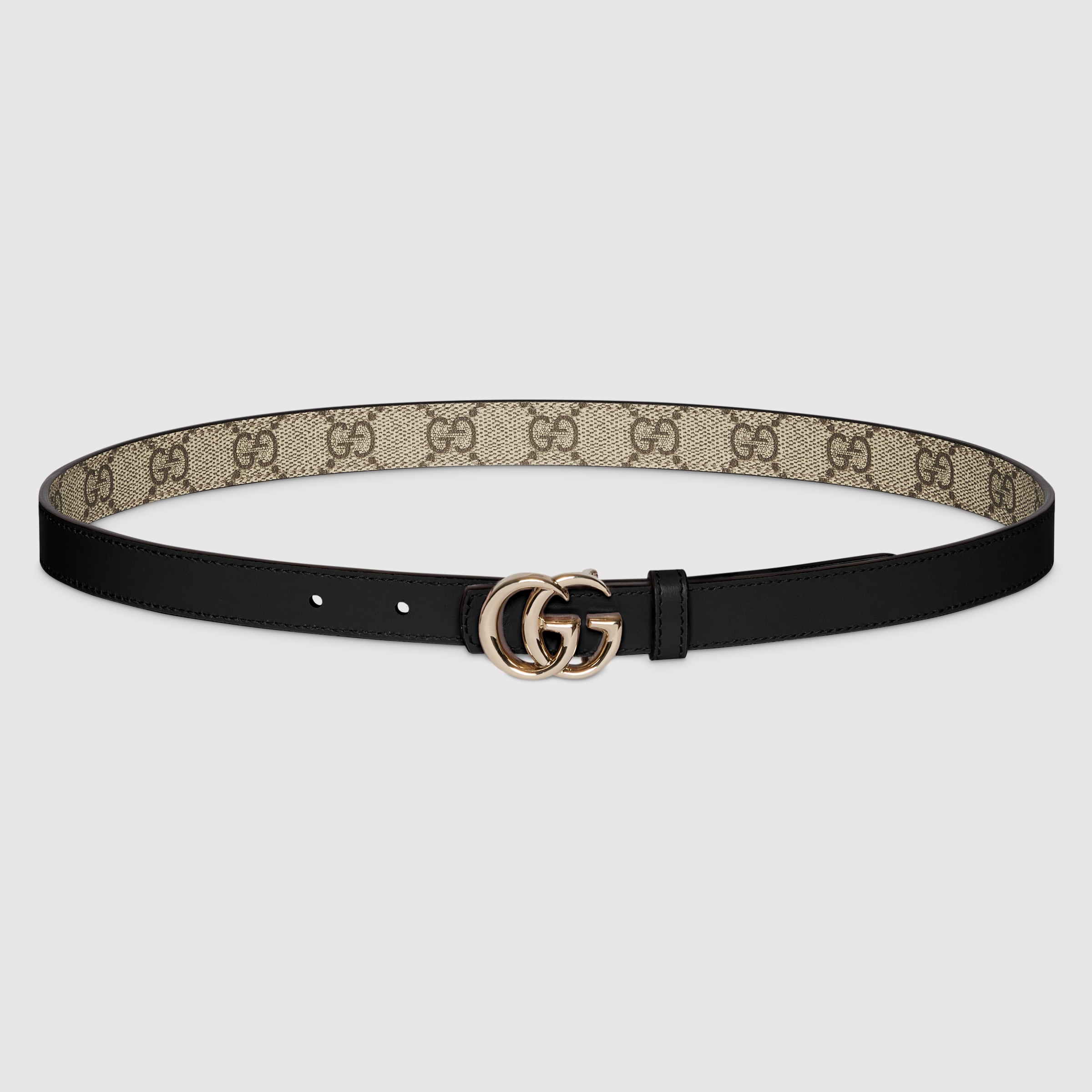GG supreme beige y piel negra