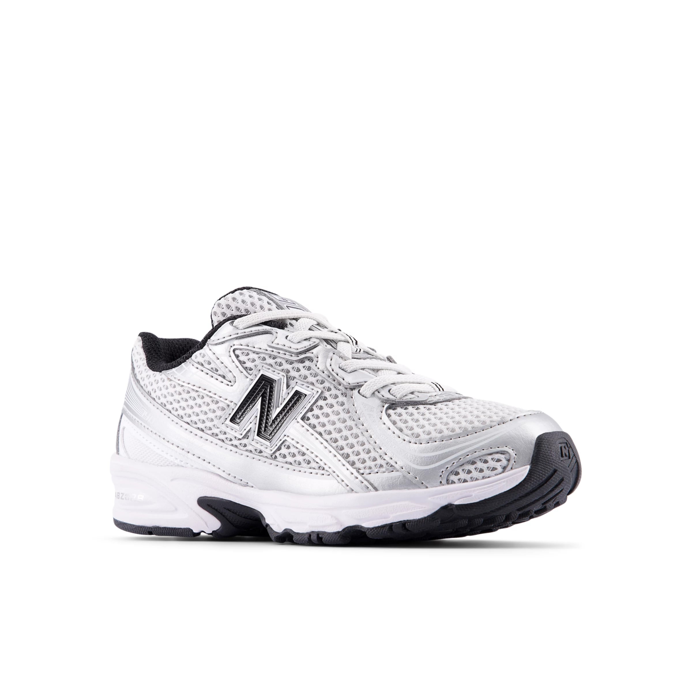 Silver Metallic With Black