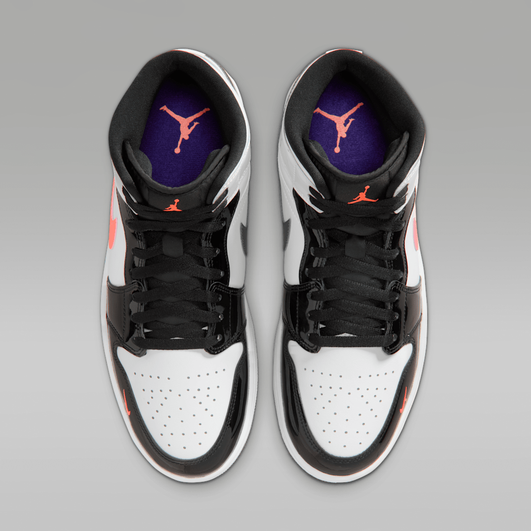 Black/White/Court Purple/Bright Mango