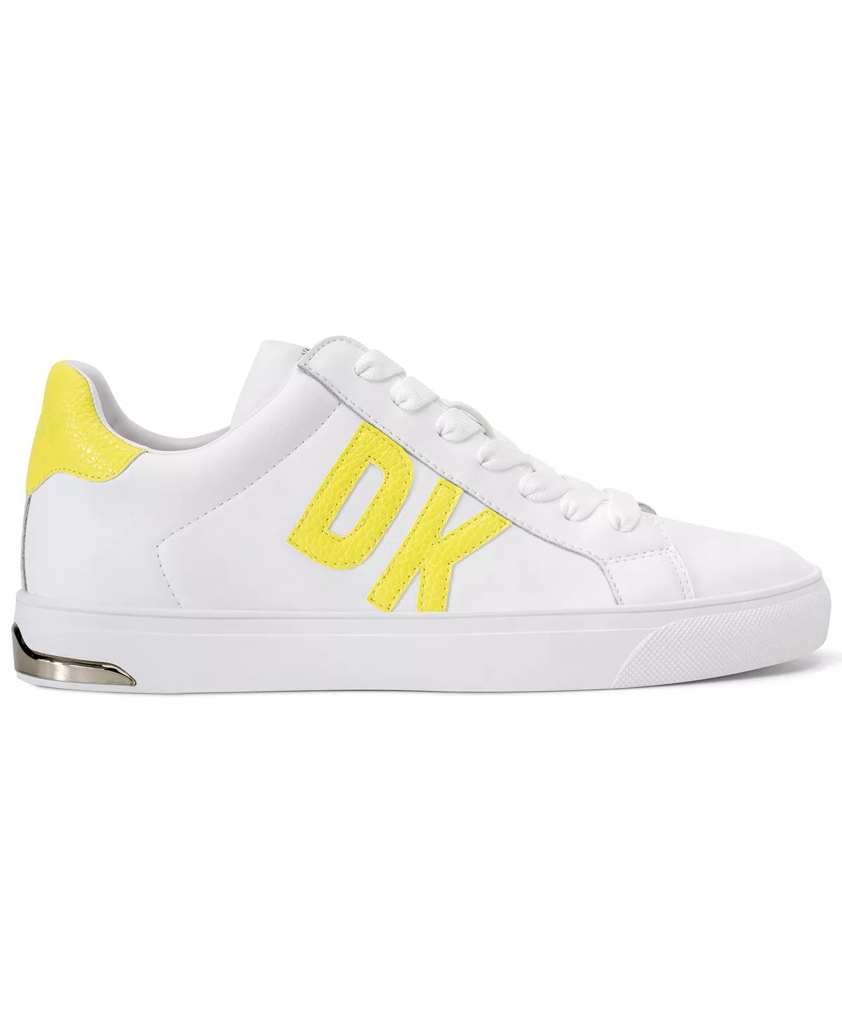 White/Yellow Leather