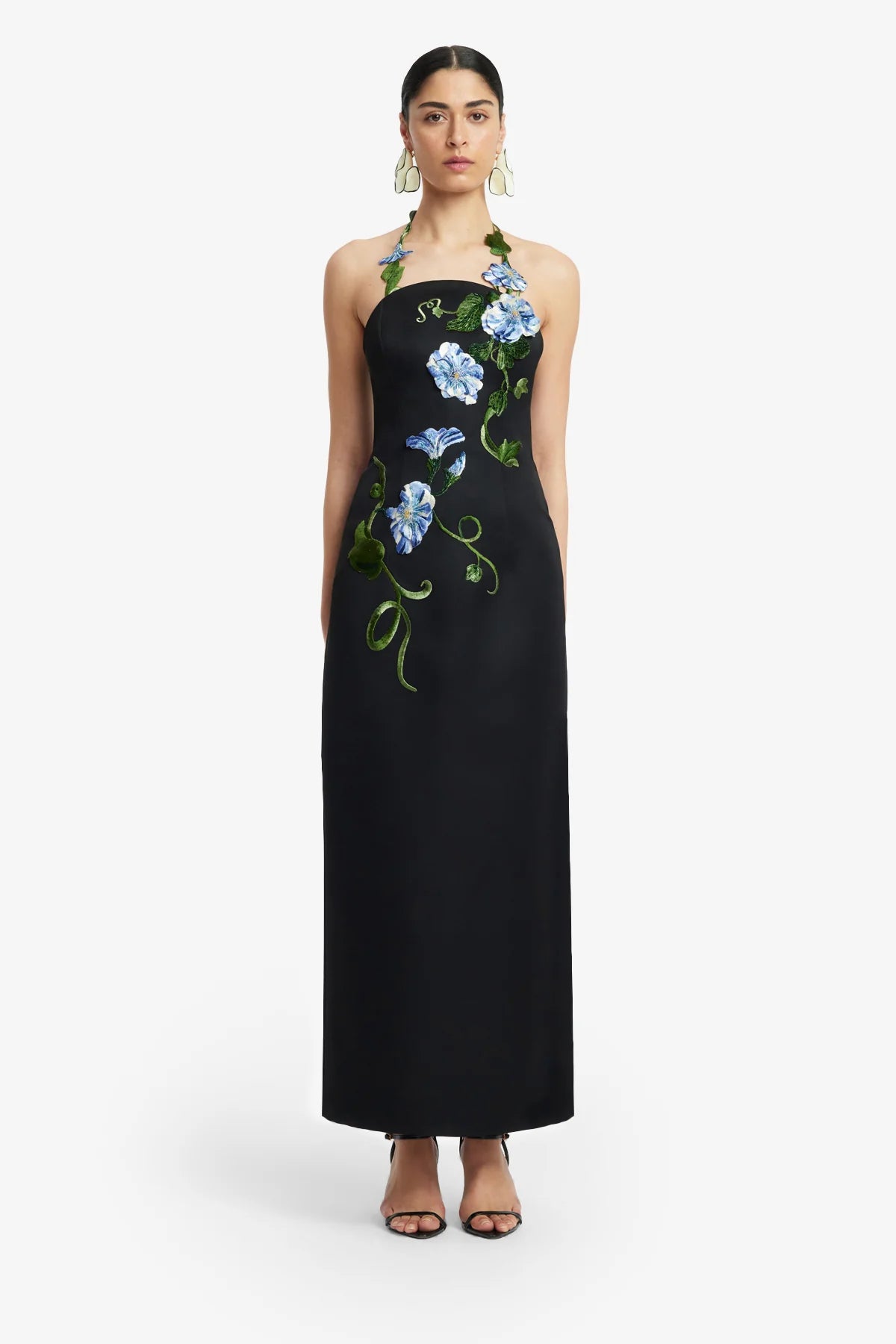 Vine Print in Ebony