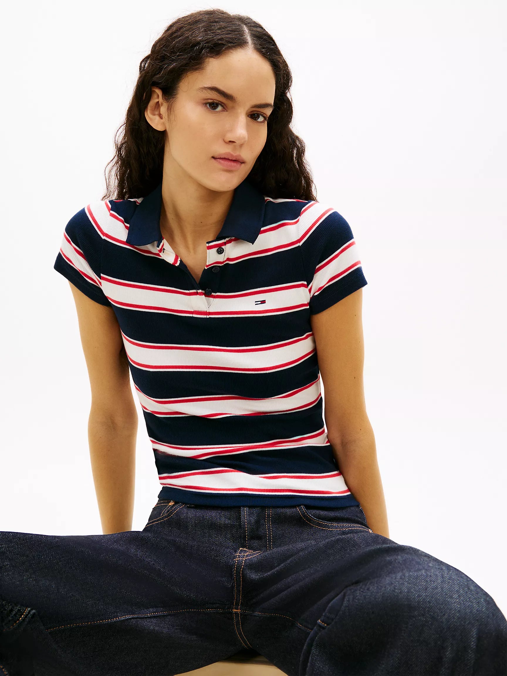 Dark Night Navy / Multi Stripe
