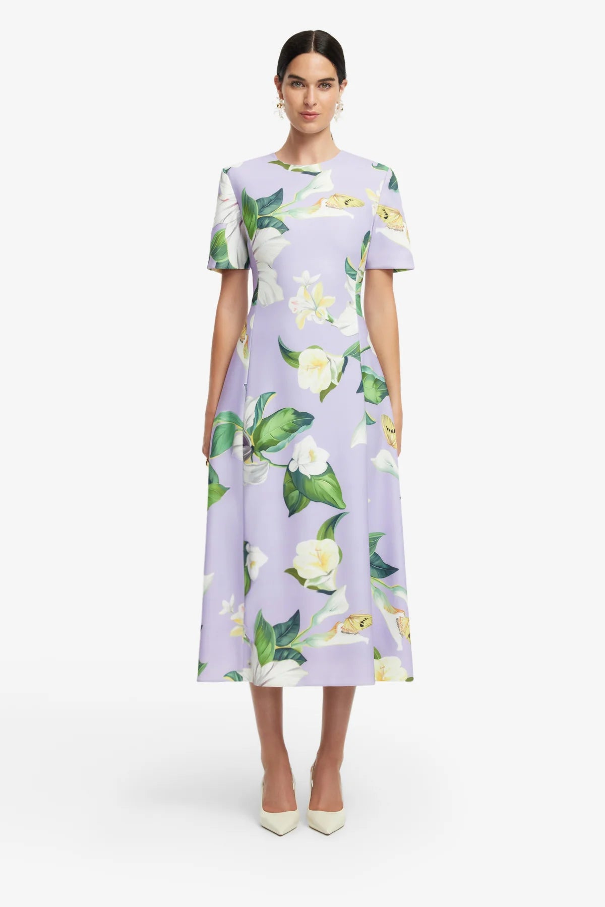 Lily Blossom Print in Lilac