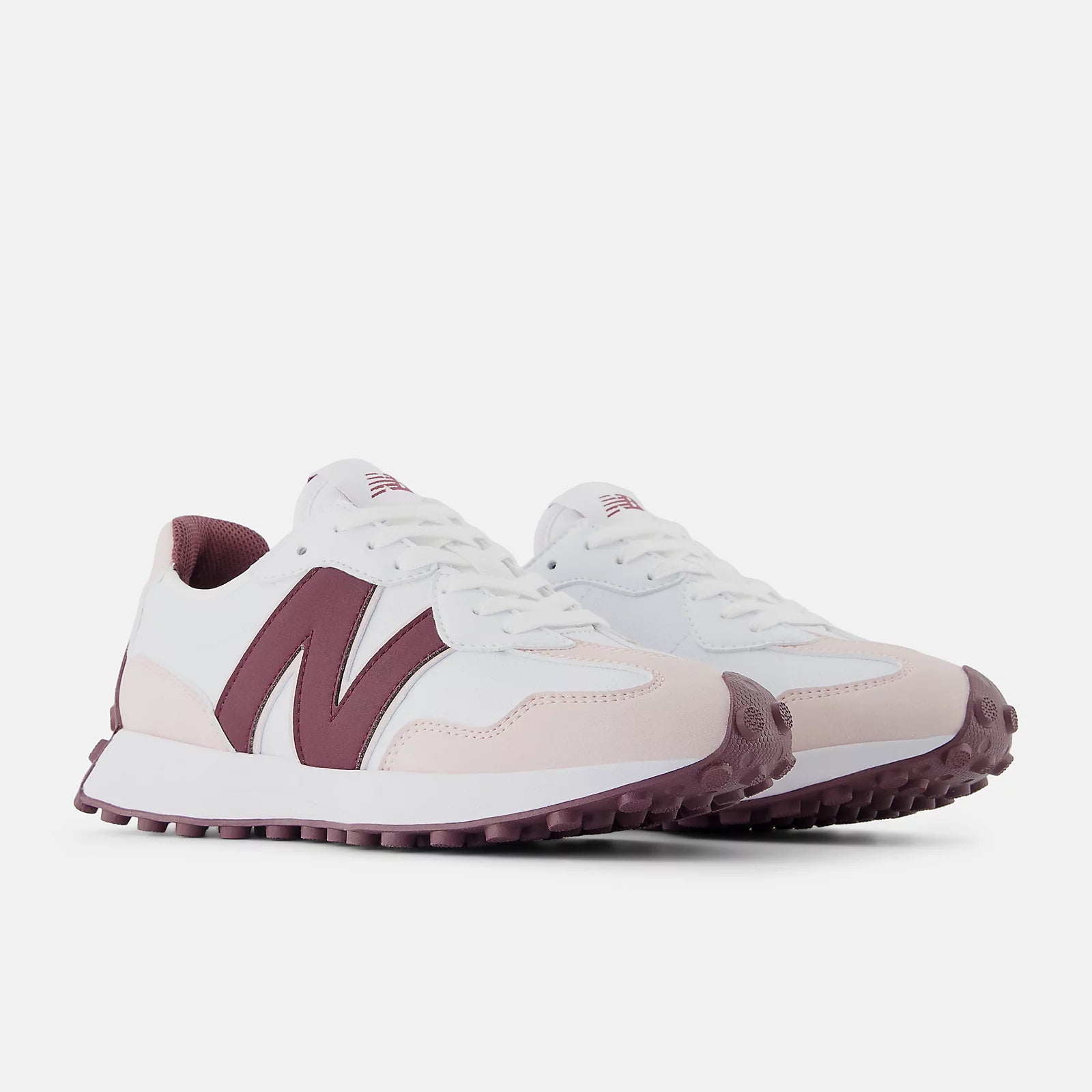 White With Light Pink