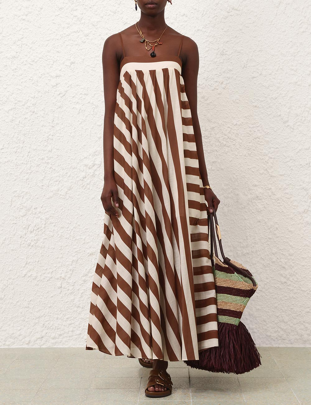 Choc Cream Stripe