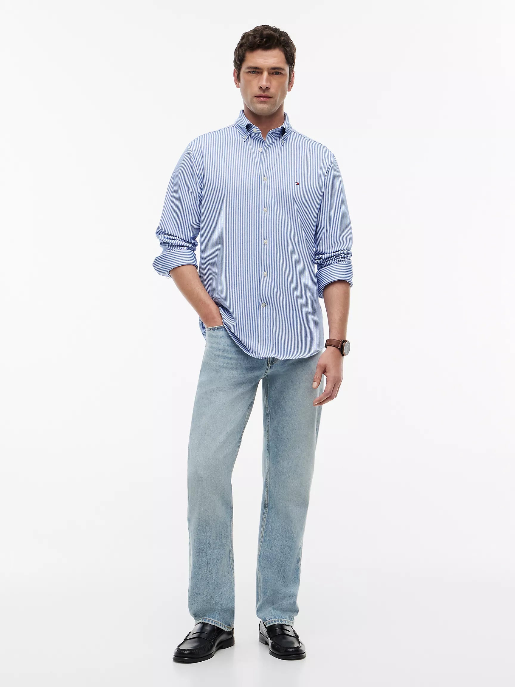 Regal Blue/White Stripe