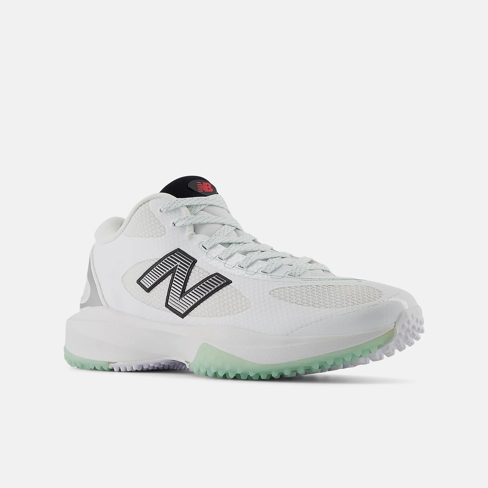 Nb White With Black And Silver Metallic