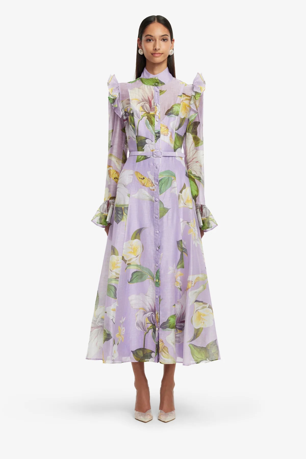 Lily Blossom Print in Lilac