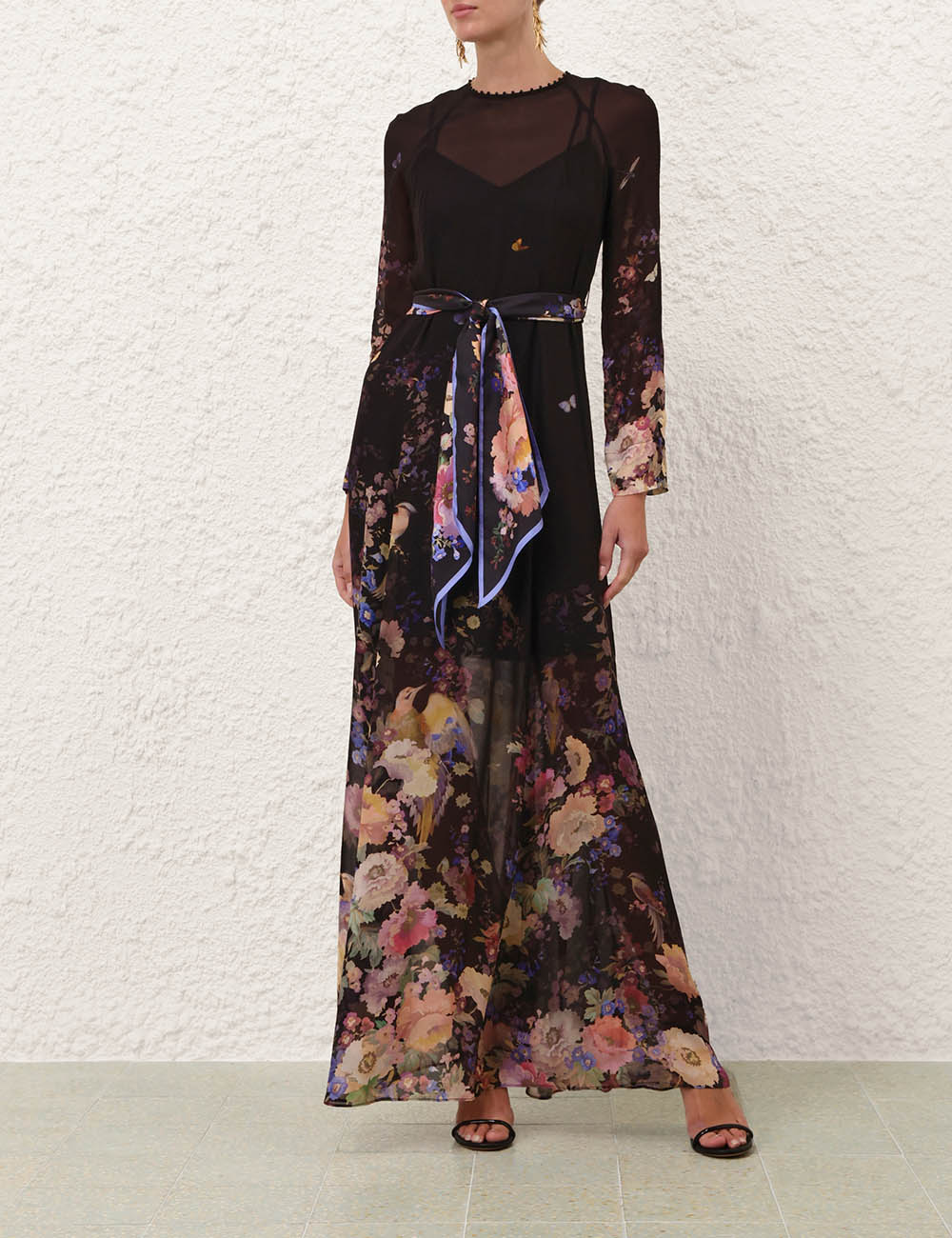 Black Multi Floral
