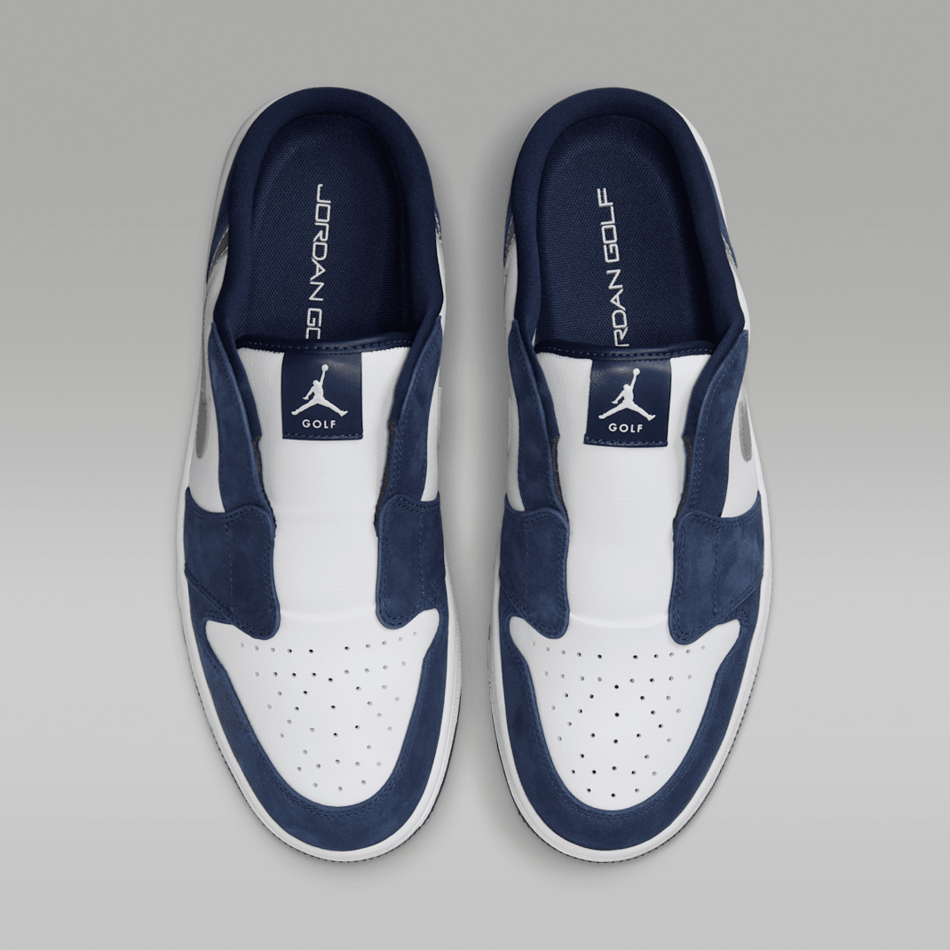 White/Midnight Navy/Metallic Silver