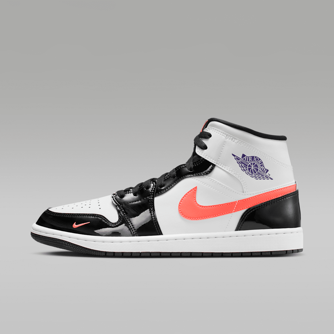 Black/White/Court Purple/Bright Mango