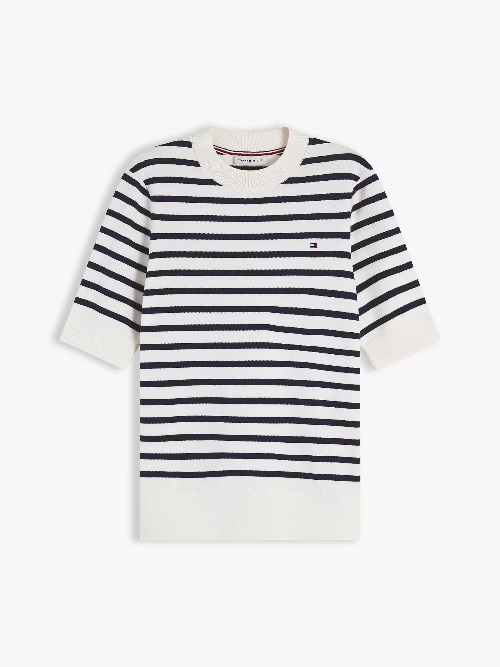 Ivory / Navy Stripe