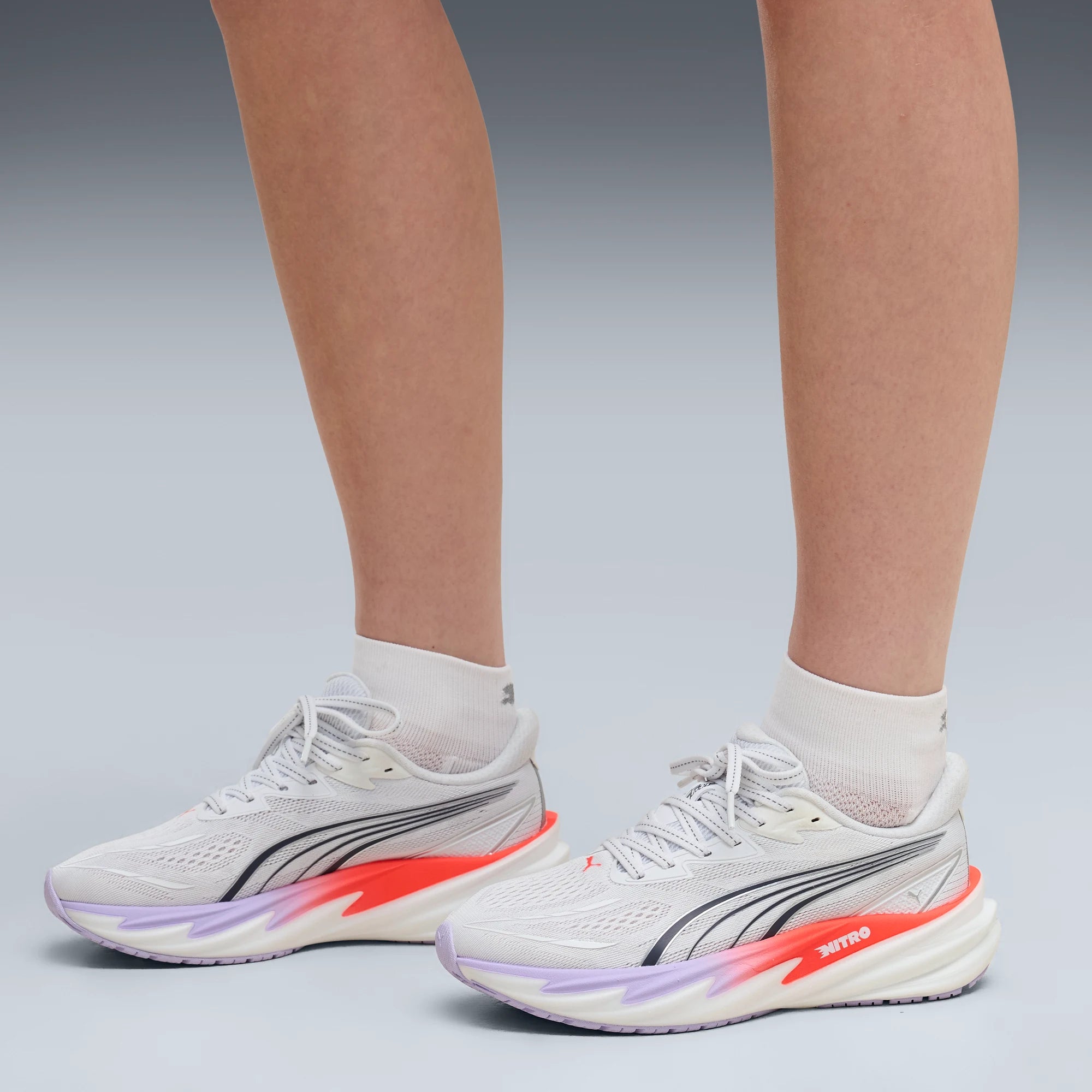 PUMA White-Ultra Red-Light Lavender