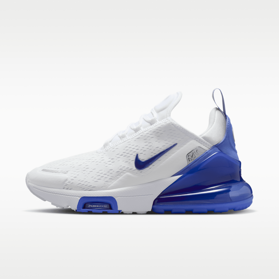 White/Football Grey/Sapphire/Metallic Silver