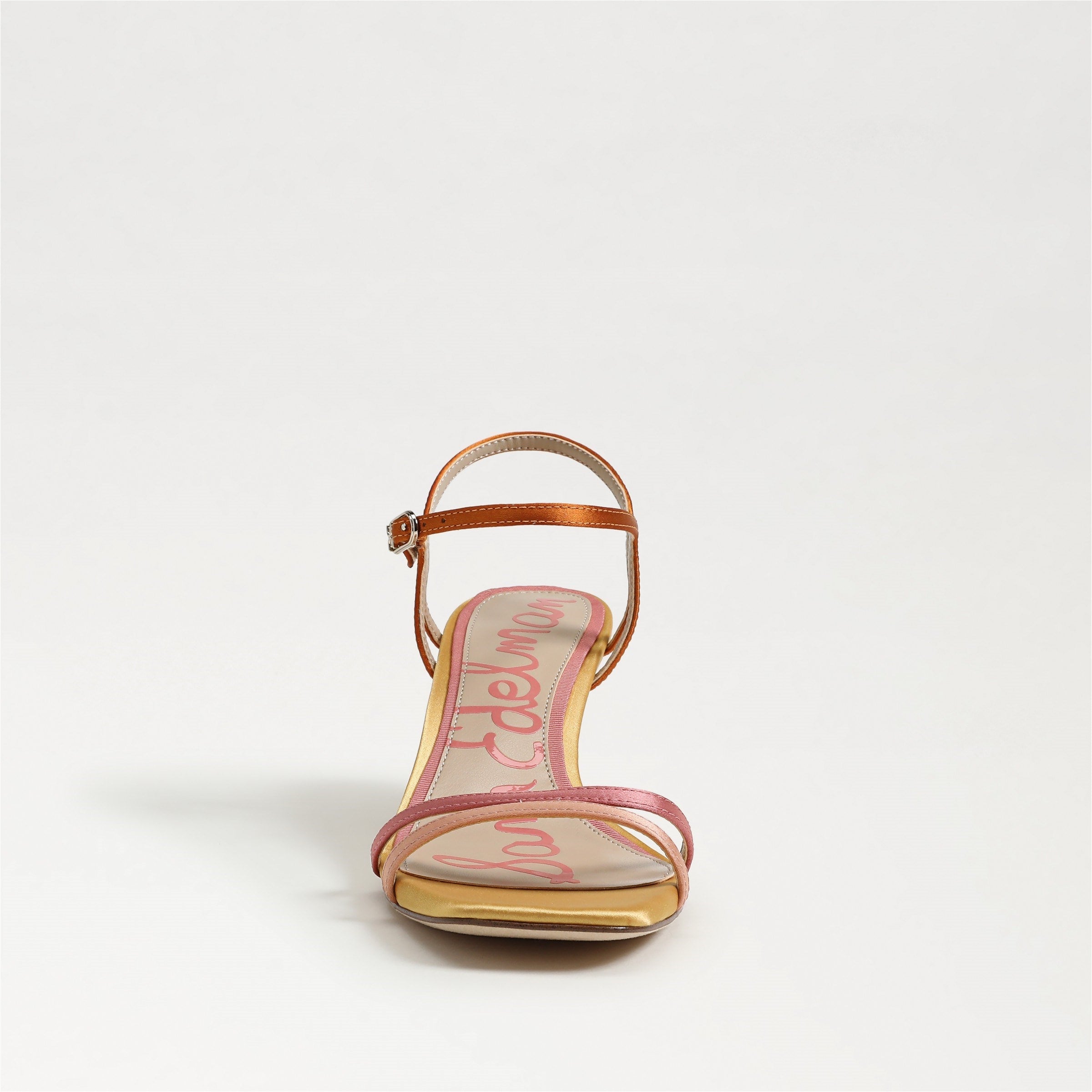 Pink/ Multi Satin Fabric