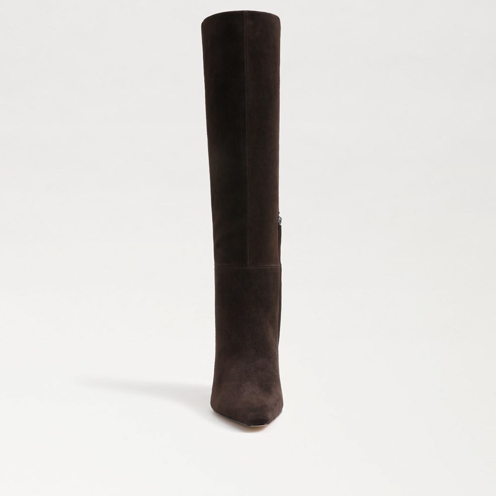 Chocolate Brown Suede