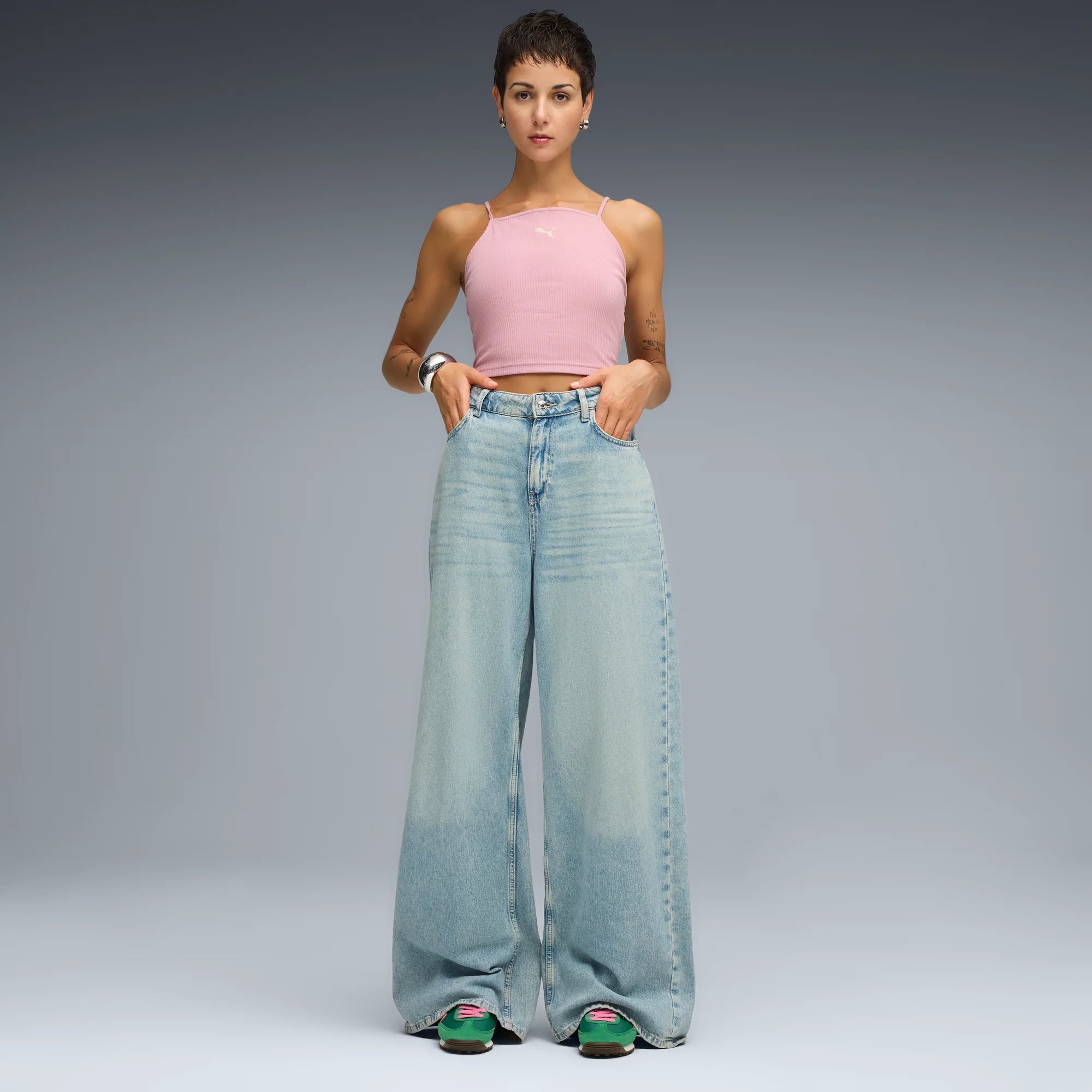 Archive Green-Poised Pink