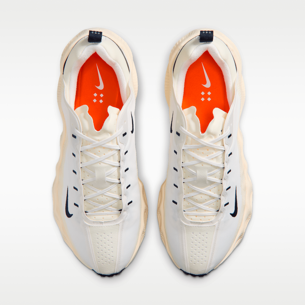 Summit White/Coconut Milk/Safety Orange/Dark Obsidian