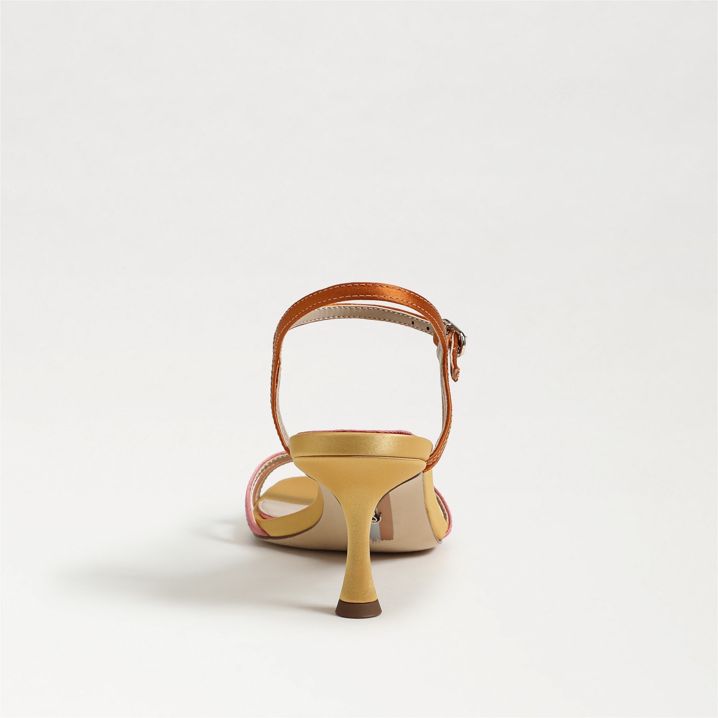 Pink/ Multi Satin Fabric