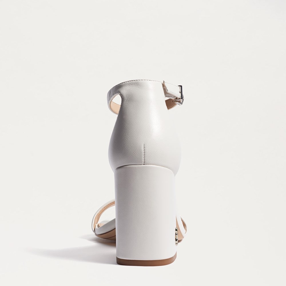 Bright White Leather