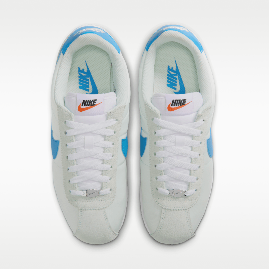 Barely Green/White/Safety Orange/Light Photo Blue
