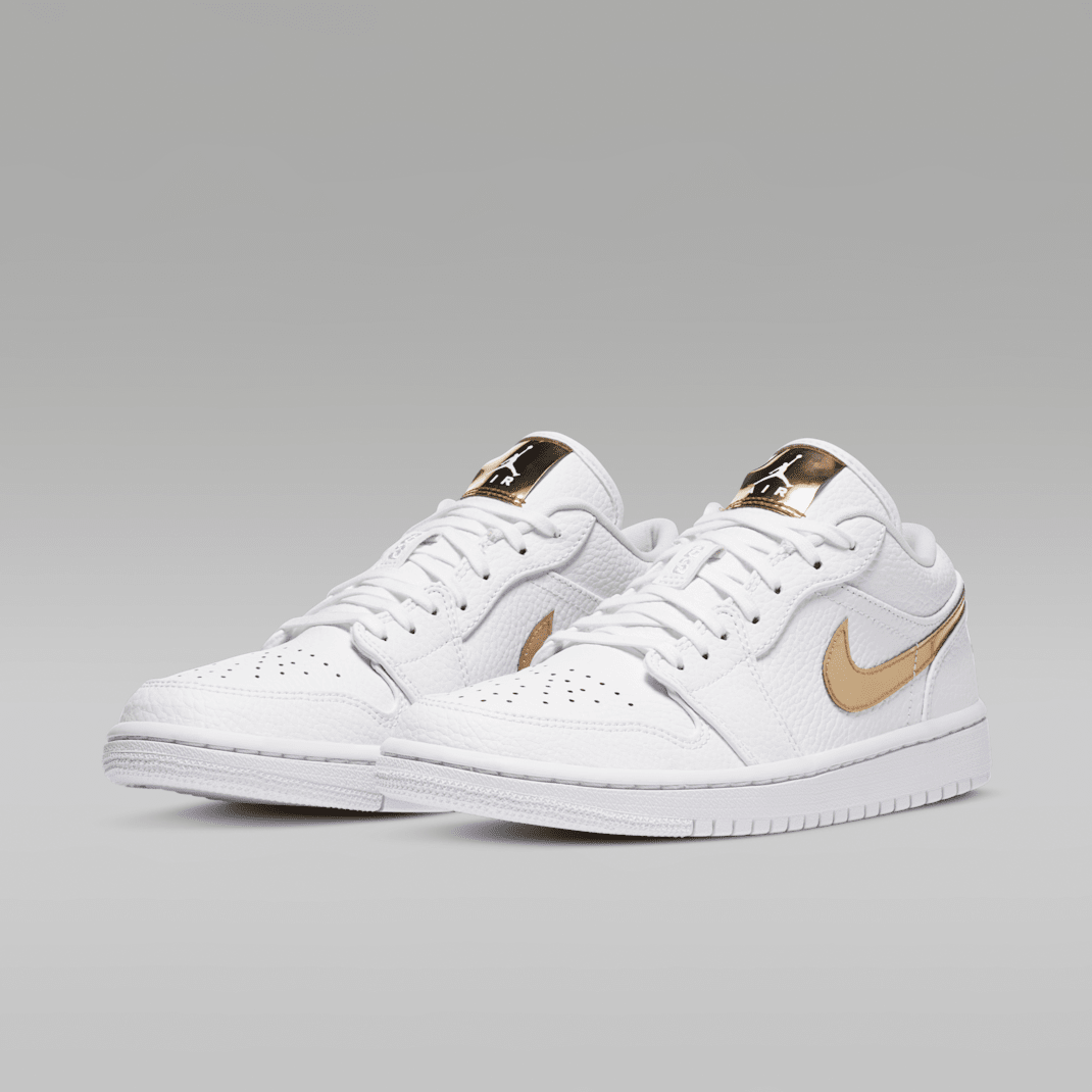 White/White/Metallic Gold