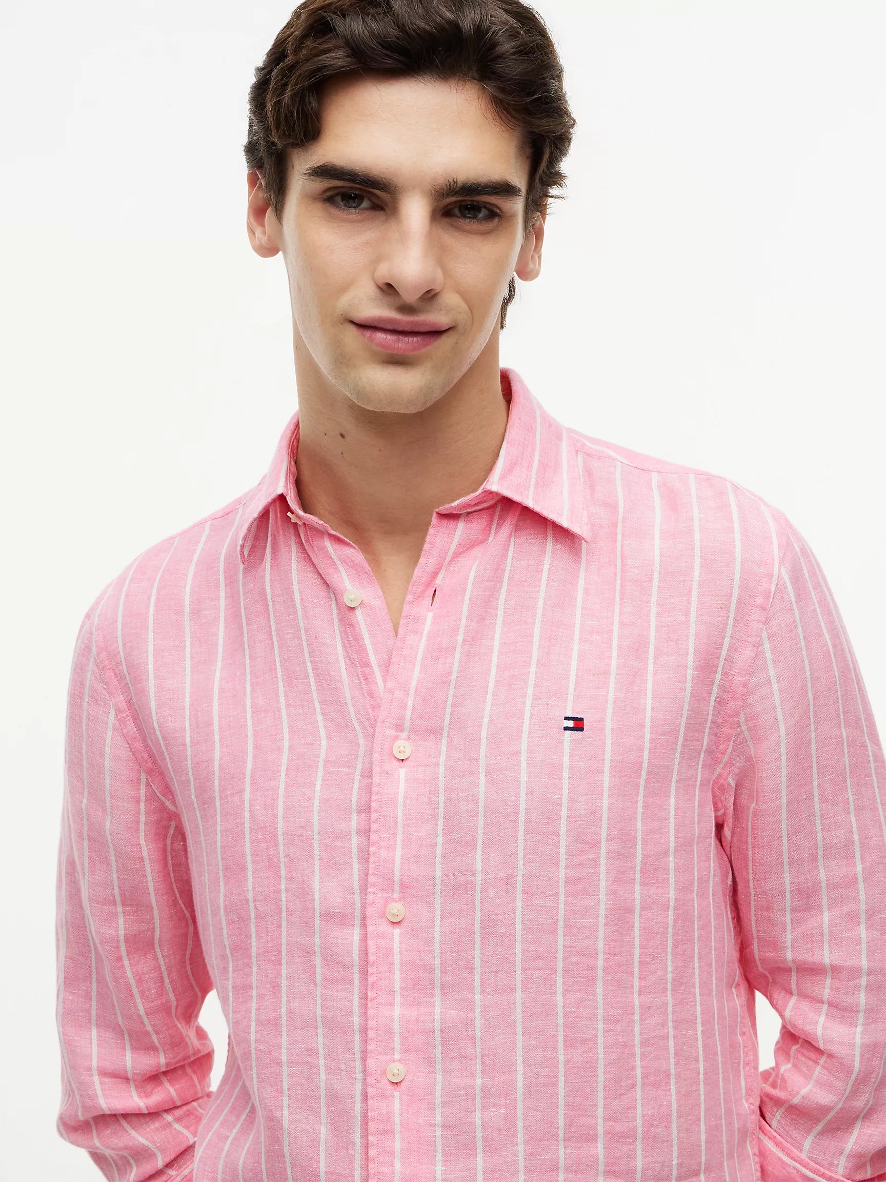 Doll Pink/White Stripe