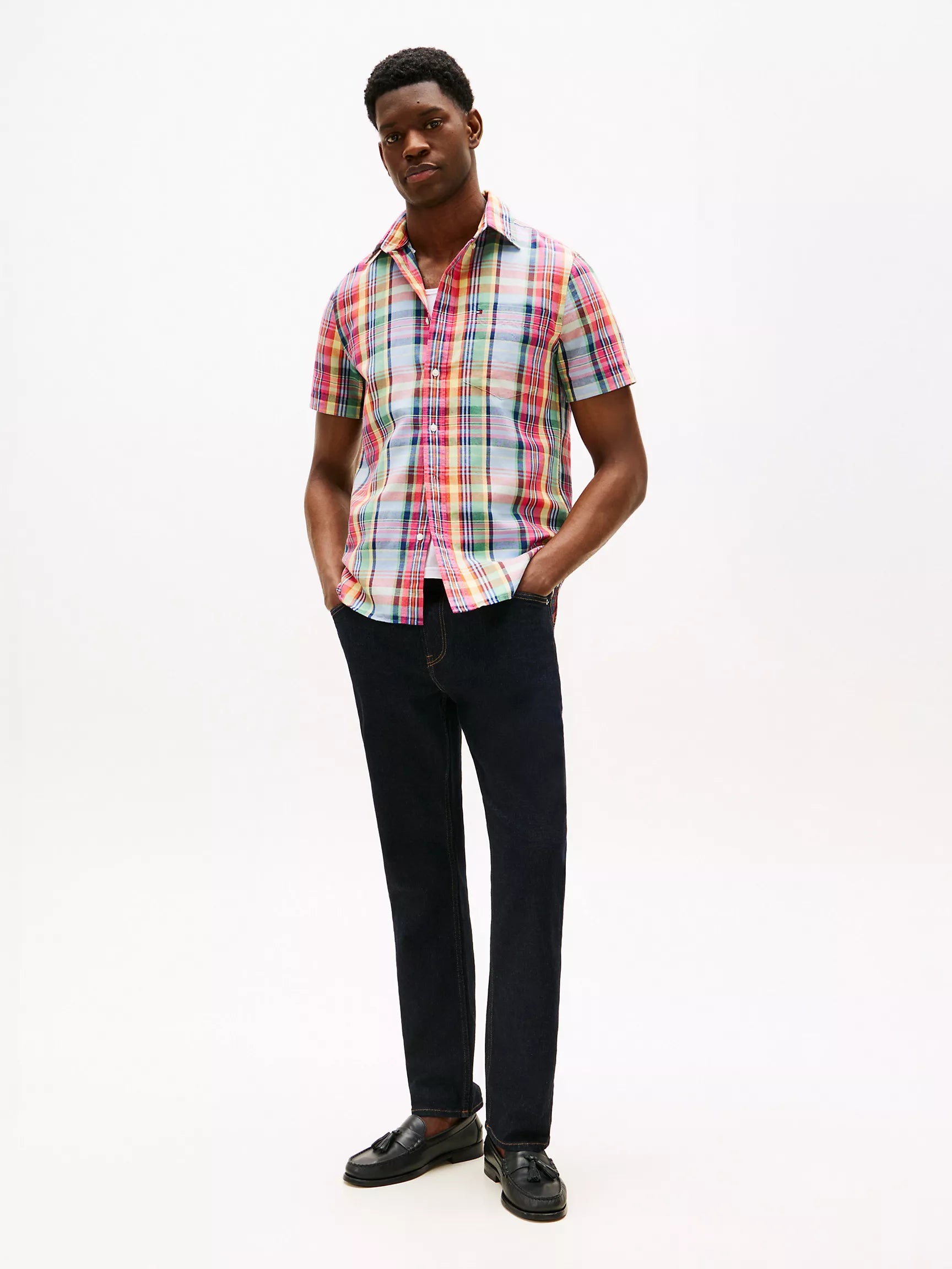 Brilliant Orange Multi Check