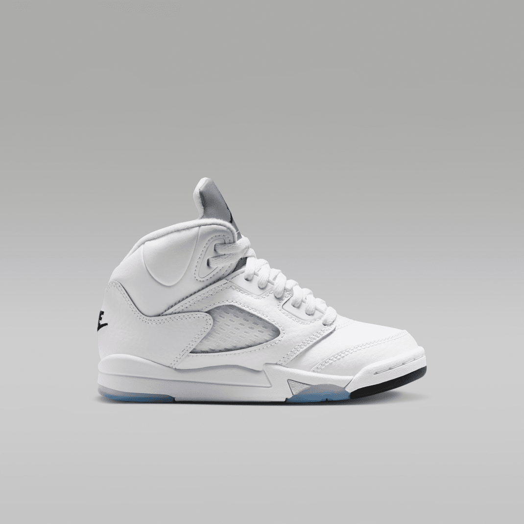 White/Metallic Silver/Black