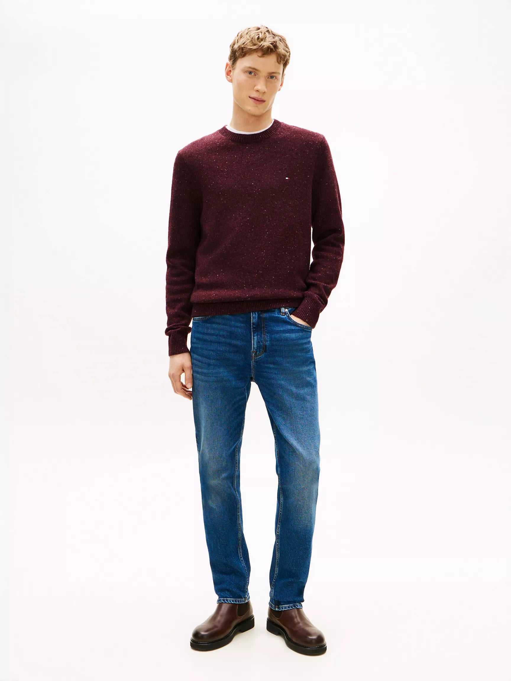 Deep Burgundy Heather