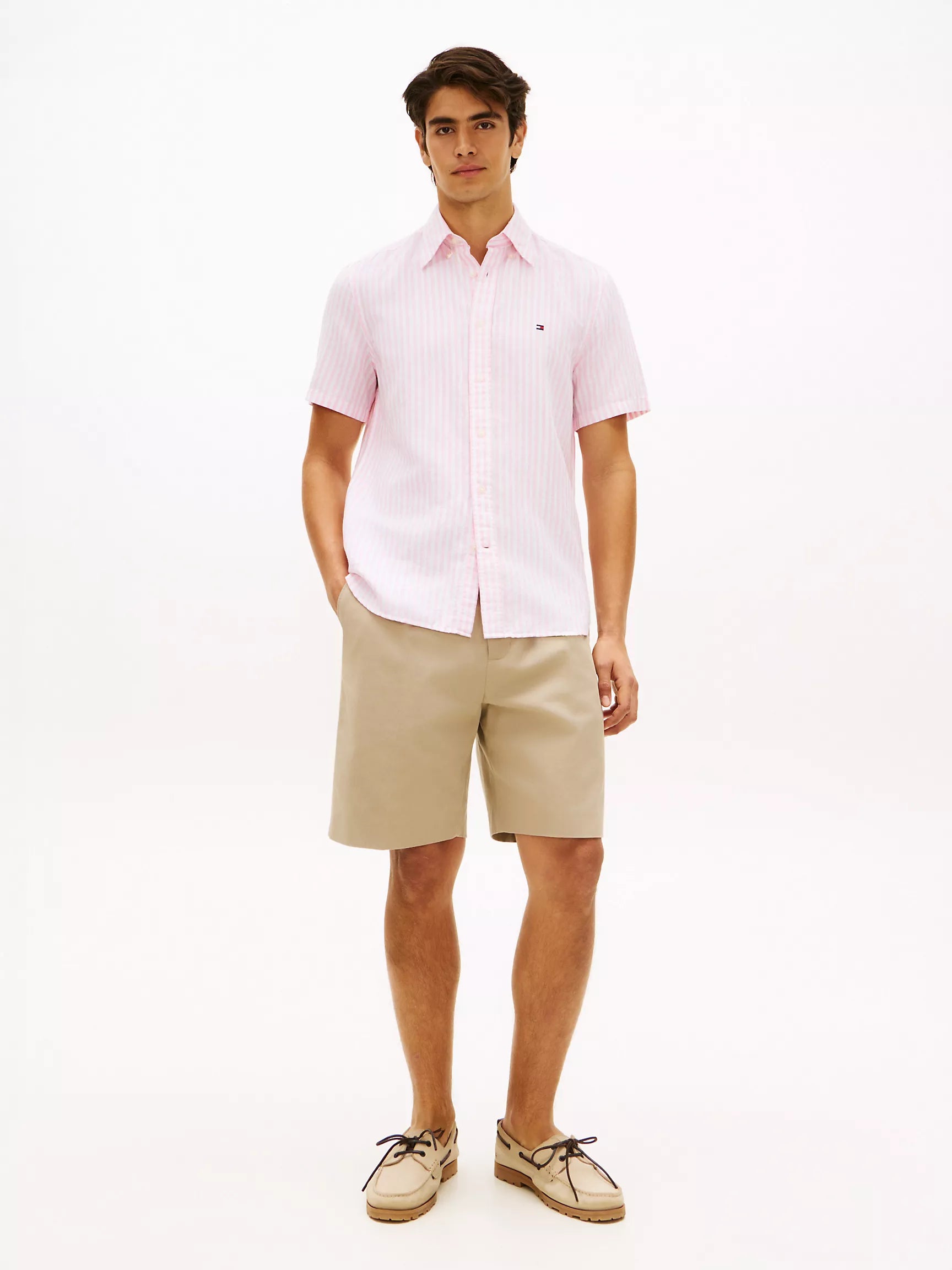 Classic Pink/White Stripe