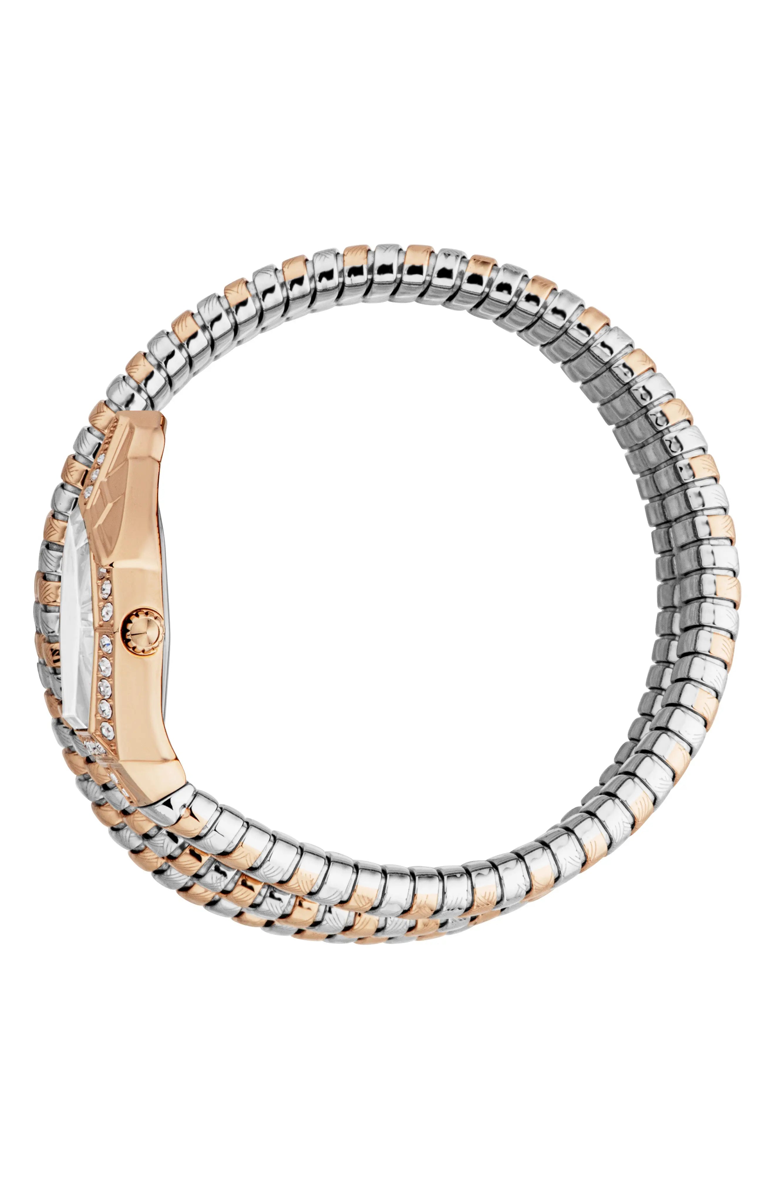Two Tone Silver / Rose Gold